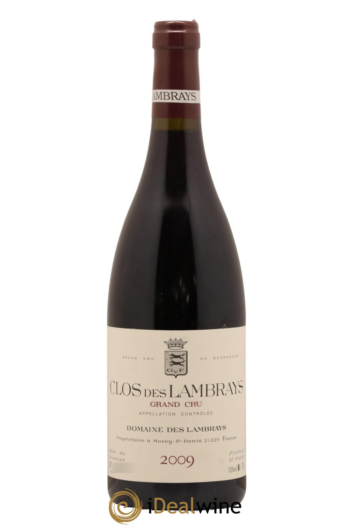 Clos des Lambrays Grand Cru Domaine des Lambrays 2009 - Lot de 1 bouteille - 0