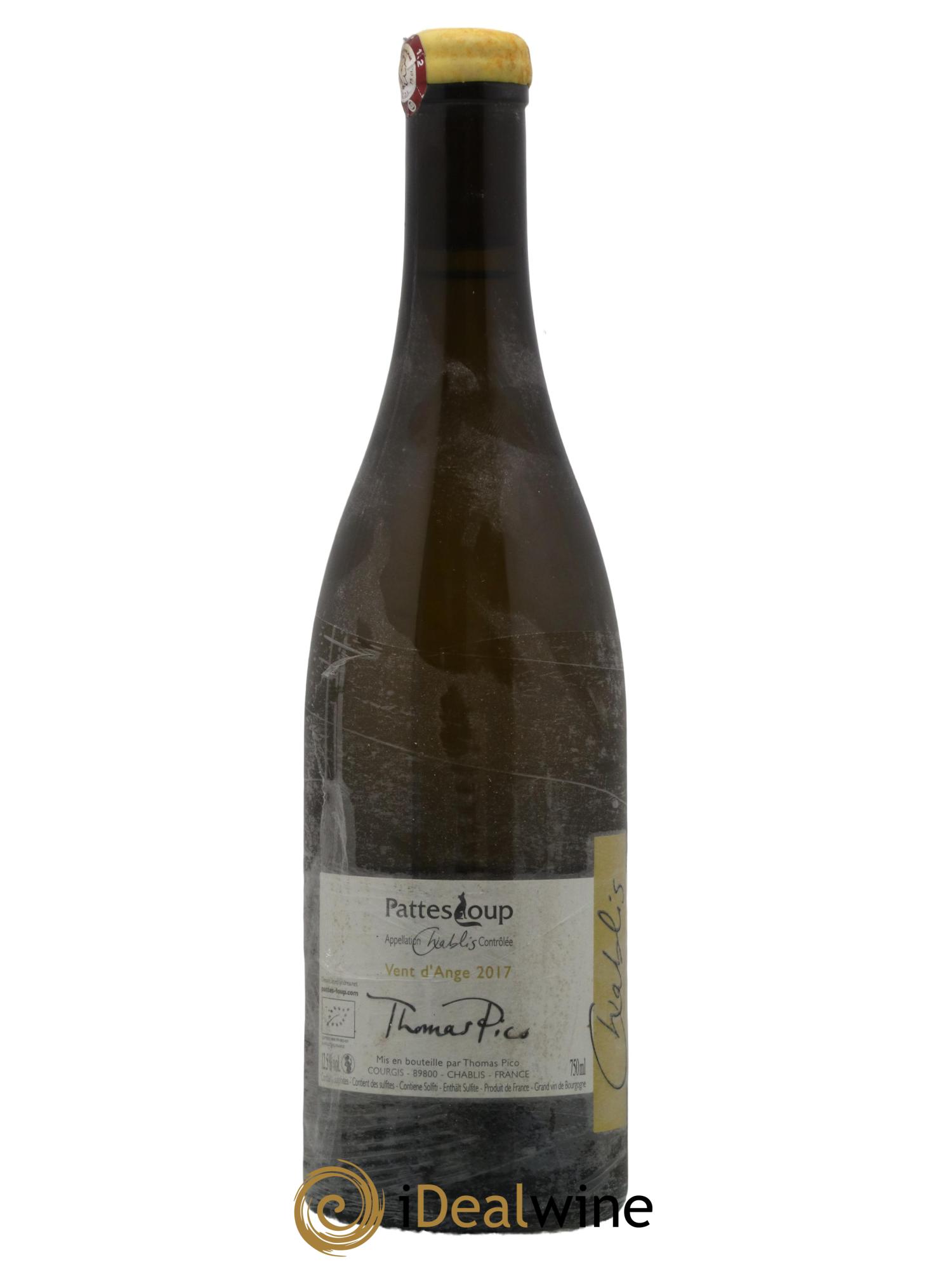 Chablis Vent d'Ange Pattes Loup (Domaine) 2017 - Lot de 1 bouteille - 1