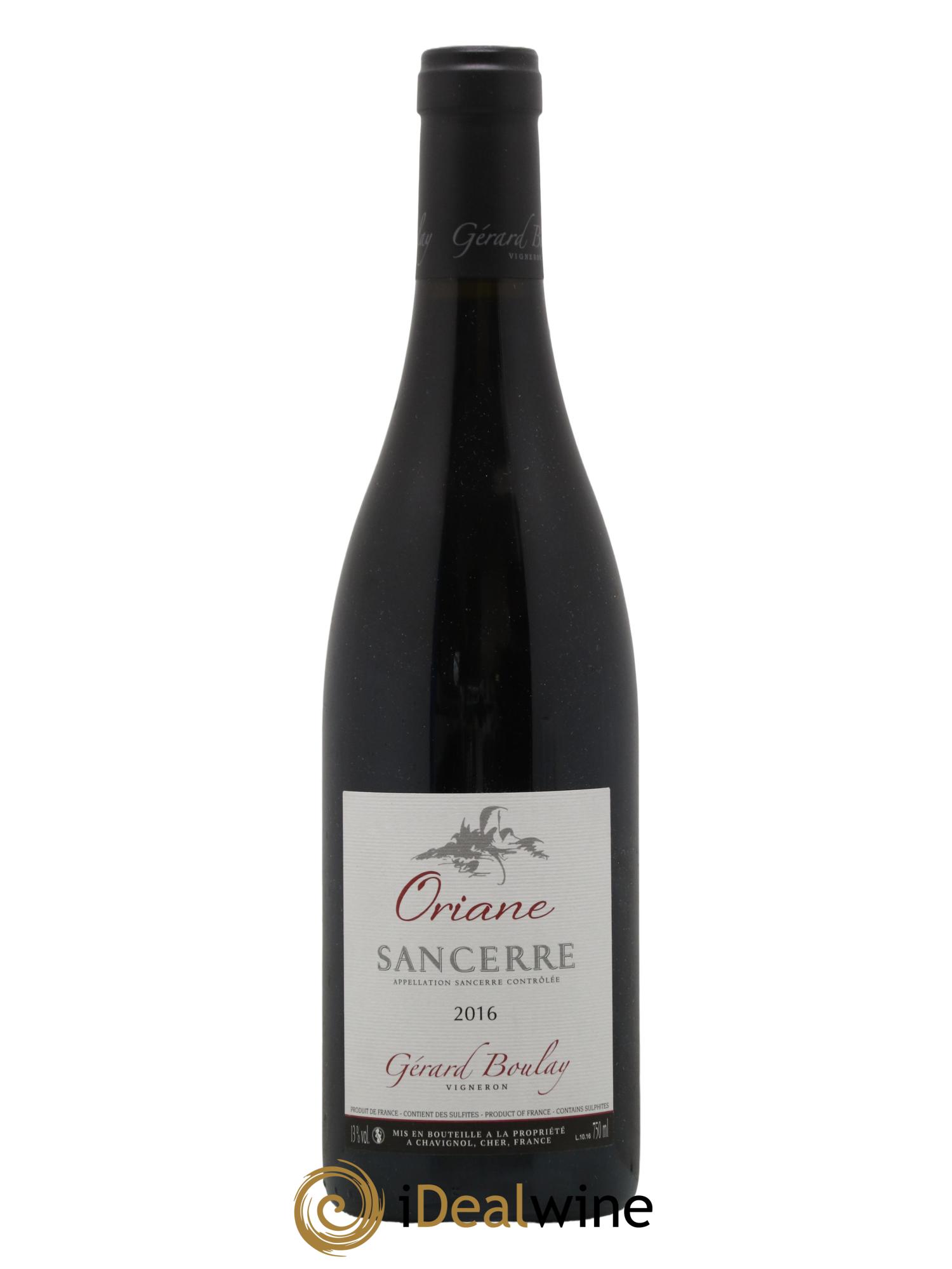 Sancerre Oriane Gérard Boulay 2016 - Lot de 1 bouteille - 0