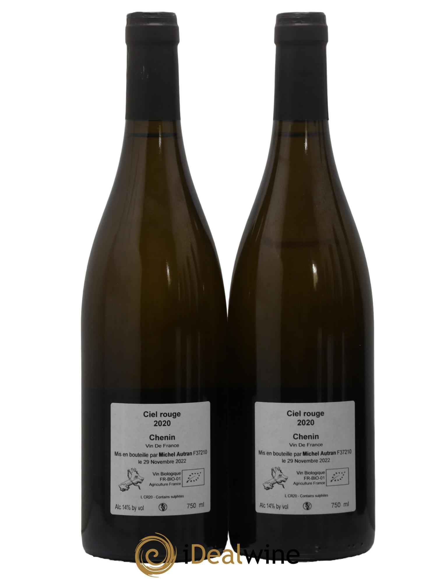 Vin de France Ciel Rouge Michel Autran 2020 - Lot de 2 bouteilles - 1