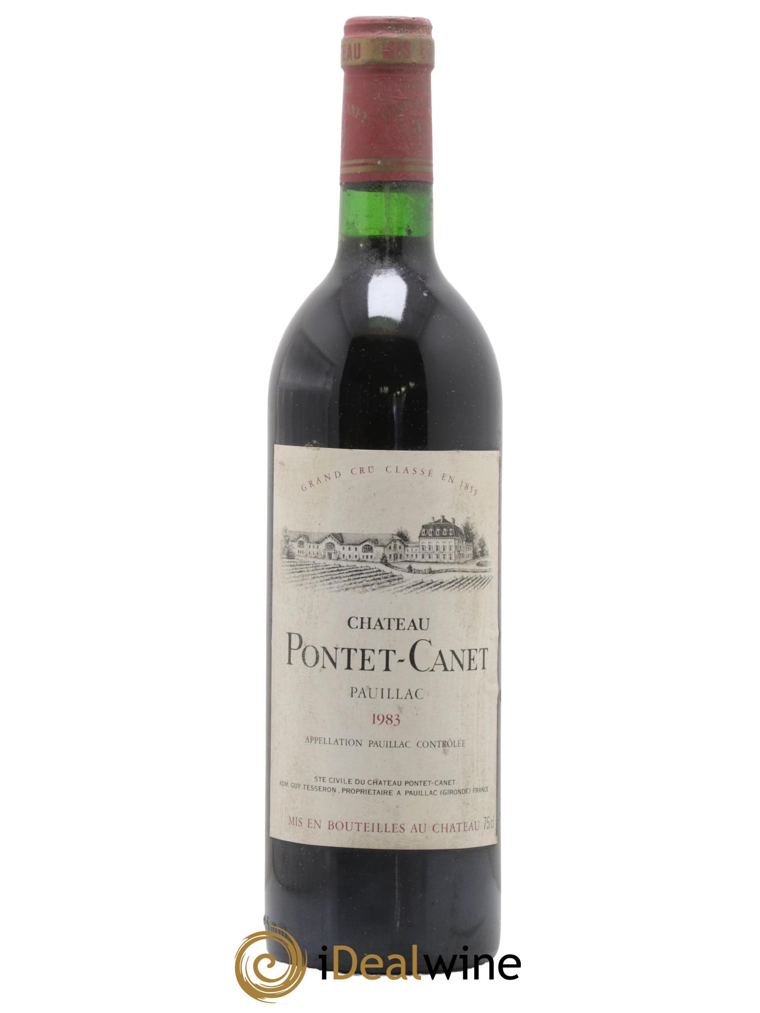 Château Pontet Canet 5ème Grand Cru Classé 1983 - Lotto di 1 bottiglia - 0