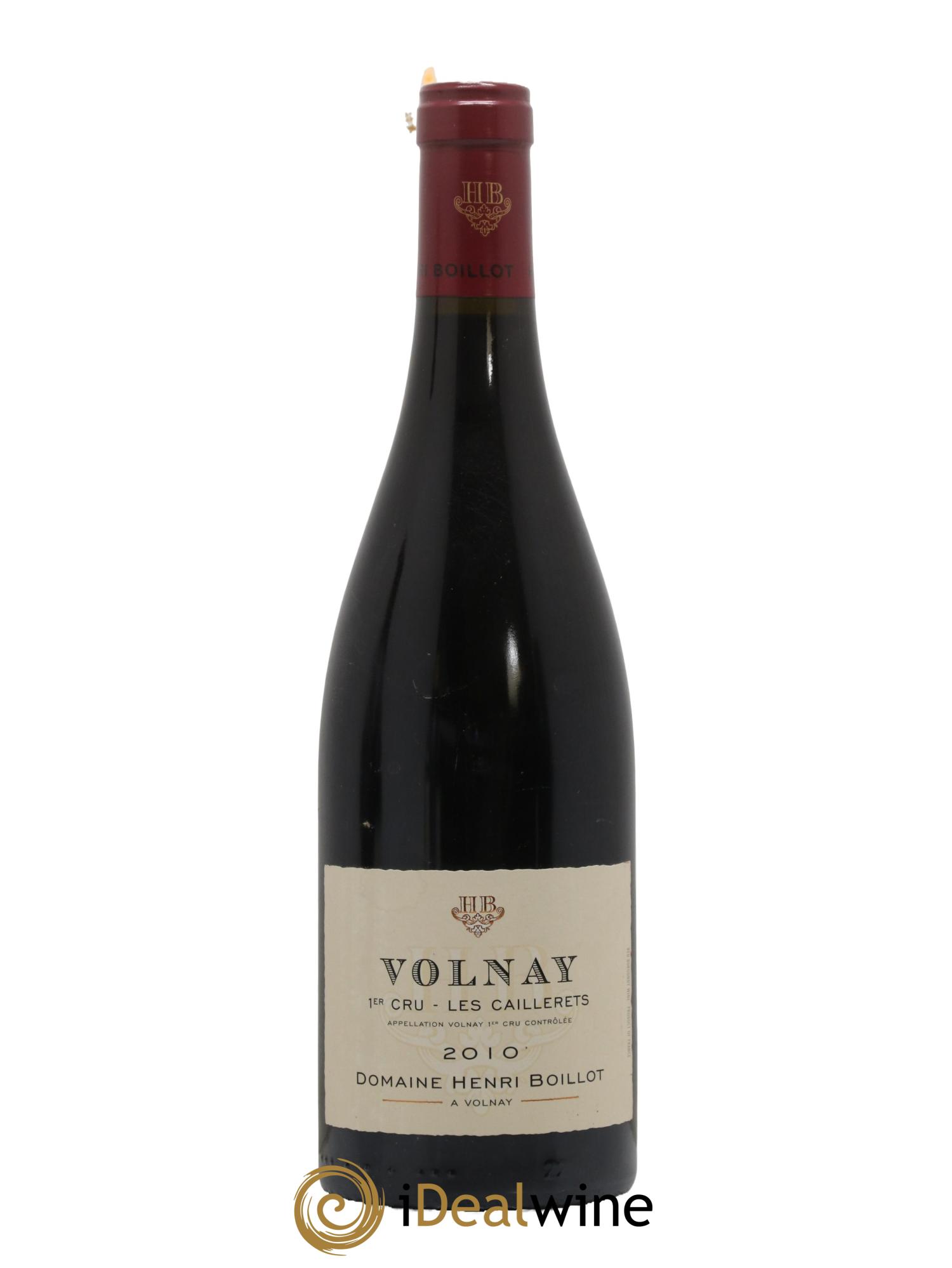 Volnay 1er Cru Les Caillerets Henri Boillot (Domaine) 2010 - Lot de 1 bouteille - 0