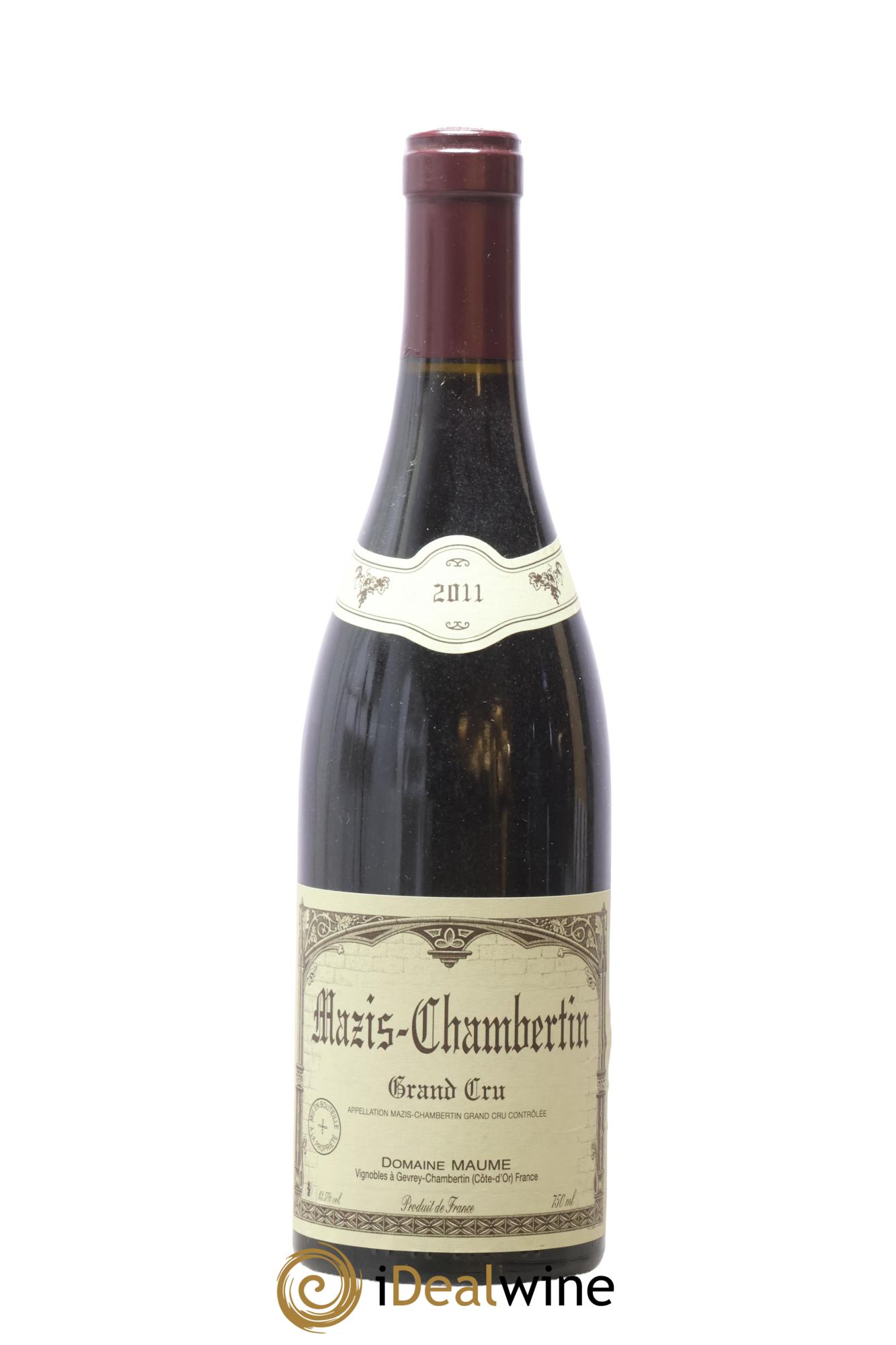 Mazis-Chambertin Grand Cru Maume (Domaine) 2011 - Lot of 1 bottle - 0