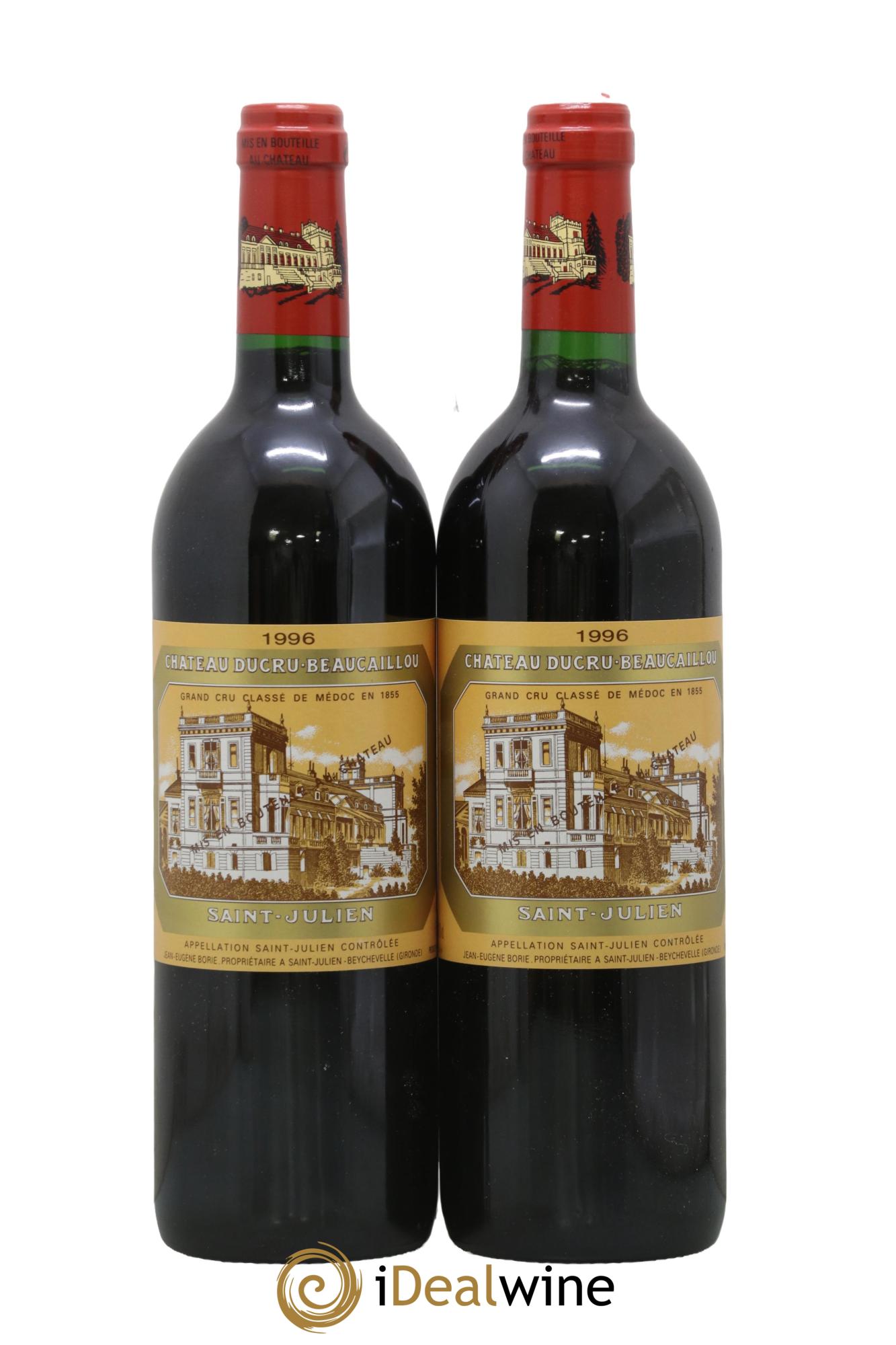 Château Ducru Beaucaillou 2ème Grand Cru Classé 1996 - Posten von 2 Flaschen - 0