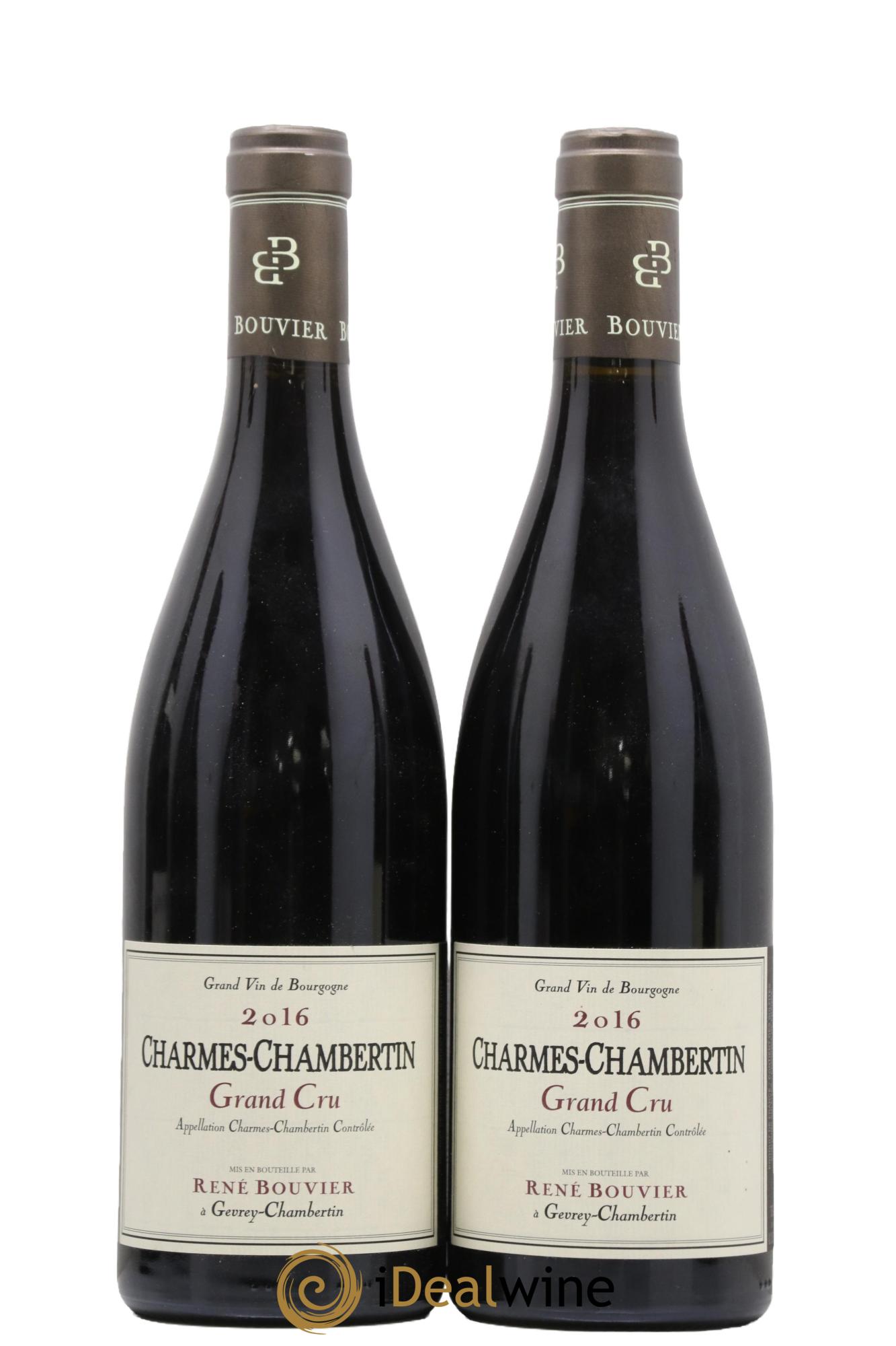 Charmes-Chambertin Grand Cru René Bouvier (Domaine) 2016 - Lot de 2 bouteilles - 0
