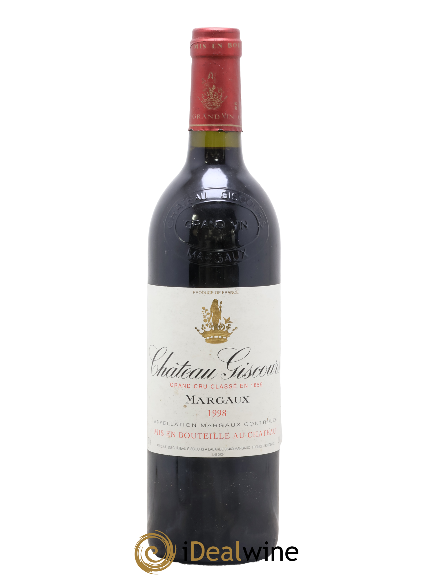 Château Giscours 3ème Grand Cru Classé 1998 - Lotto di 1 bottiglia - 0