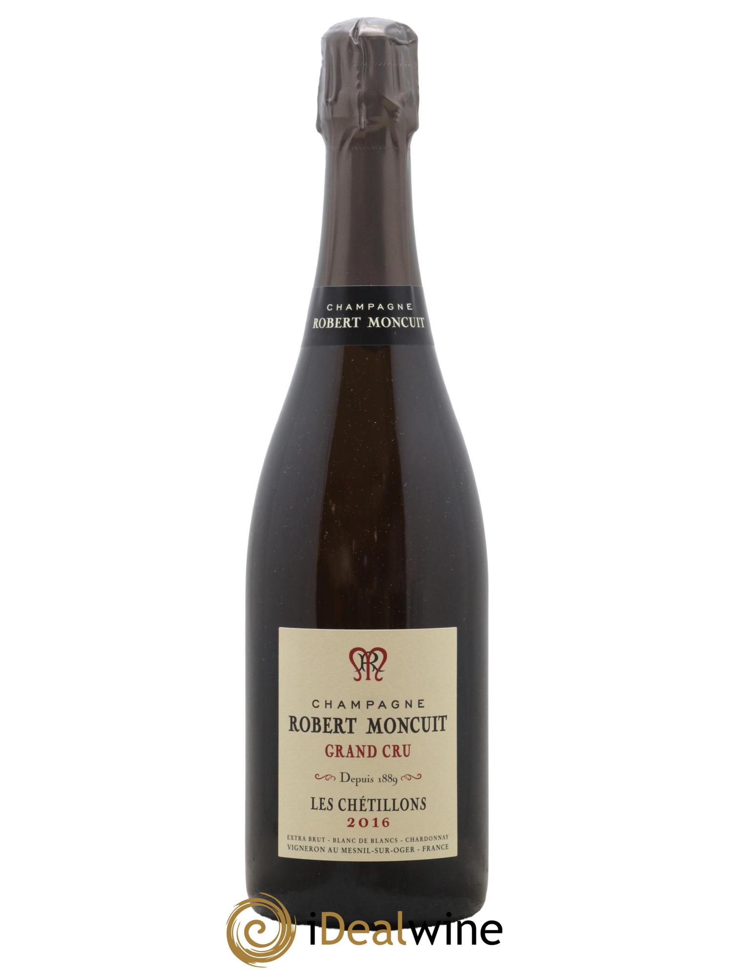 Chétillons Blanc de Blancs Grand Cru Extra-Brut Robert Moncuit 2016 - Lot de 1 bouteille - 0