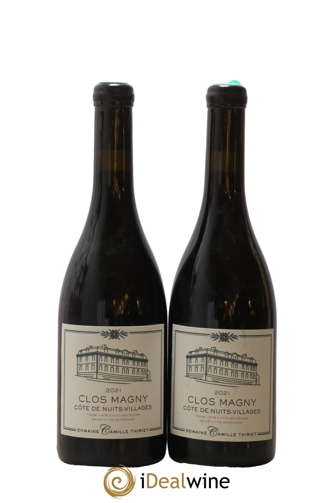 Côte de Nuits-Villages Clos Magny Maison Thiriet 2021 - Lot de 2 bouteilles - 0