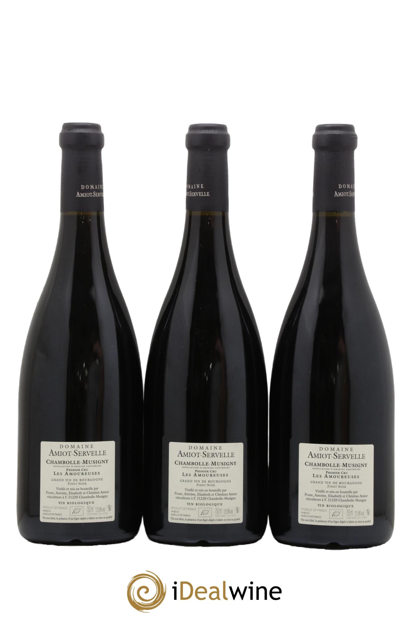 Chambolle-Musigny 1er Cru Les Amoureuses Amiot-Servelle  2019 - Lotto di 3 bottiglie - 1