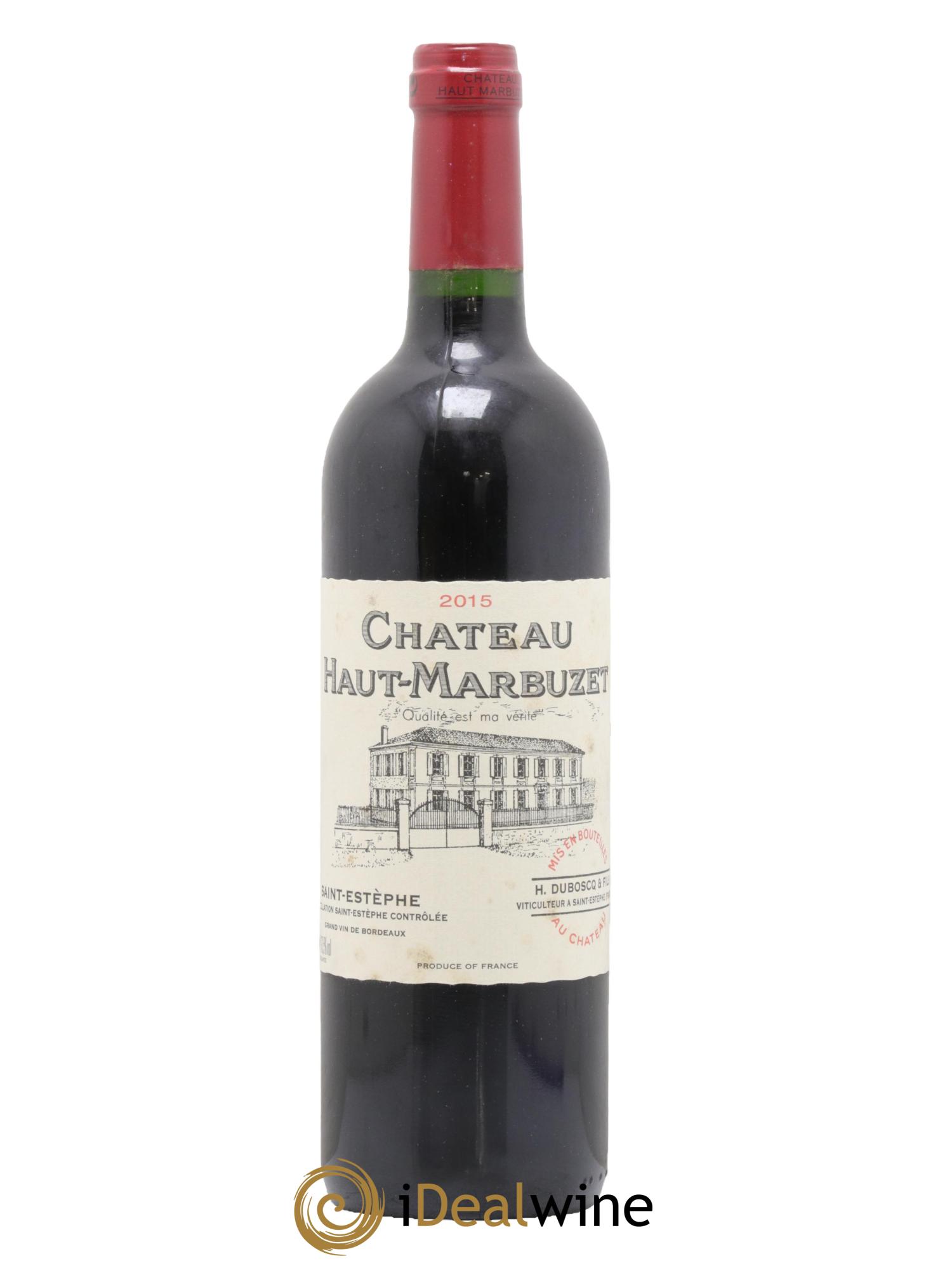 Château Haut Marbuzet 2015 - Lot de 1 bouteille - 0