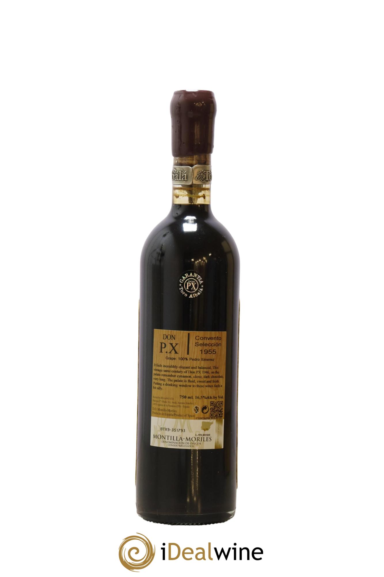 Montilla Moriles Don PX Convento Seleccion Toro Albala 1955 - Lot de 1 bouteille - 2
