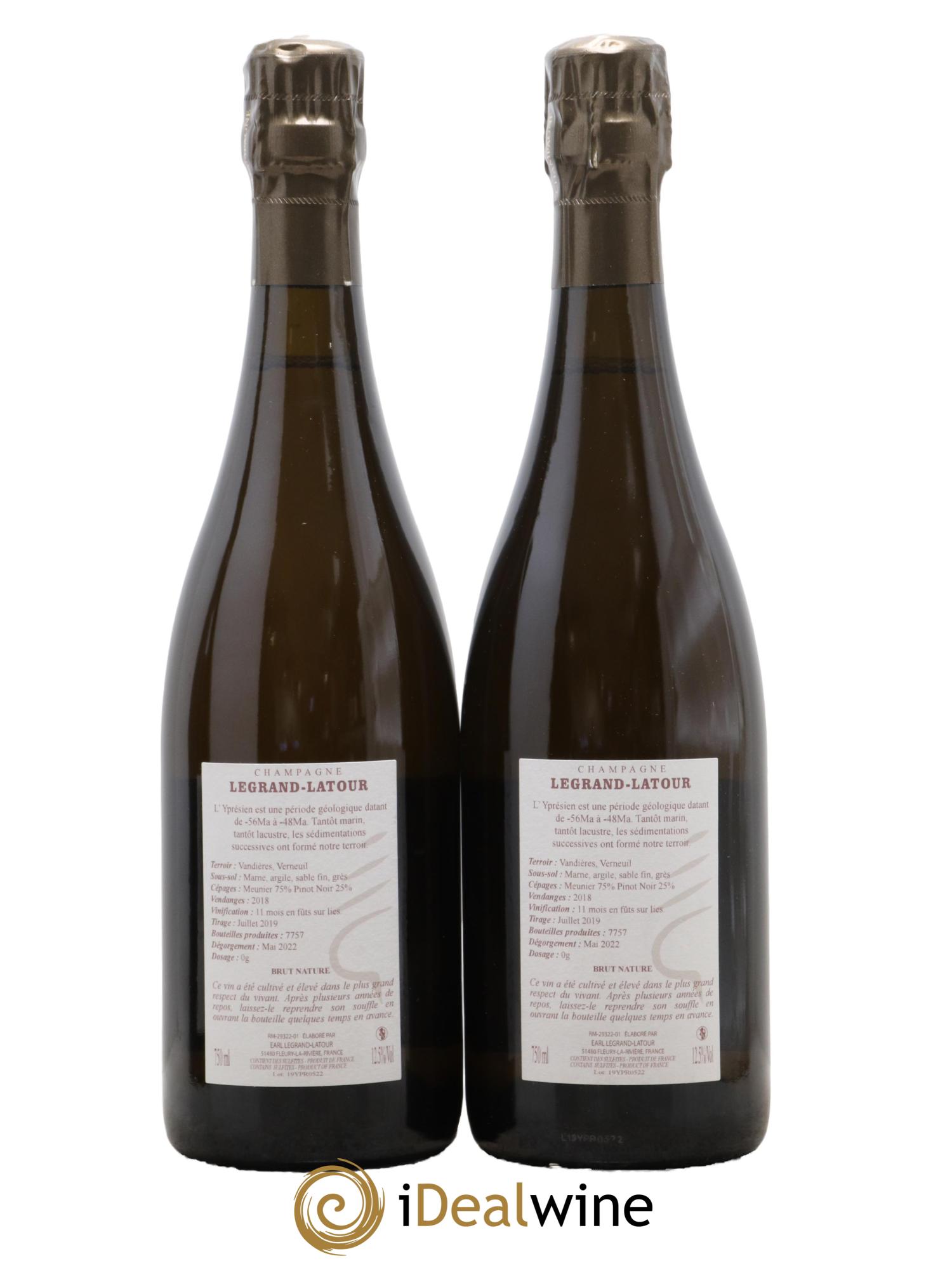 Yprésien Legrand Latour 2018 - Lot de 2 bouteilles - 1