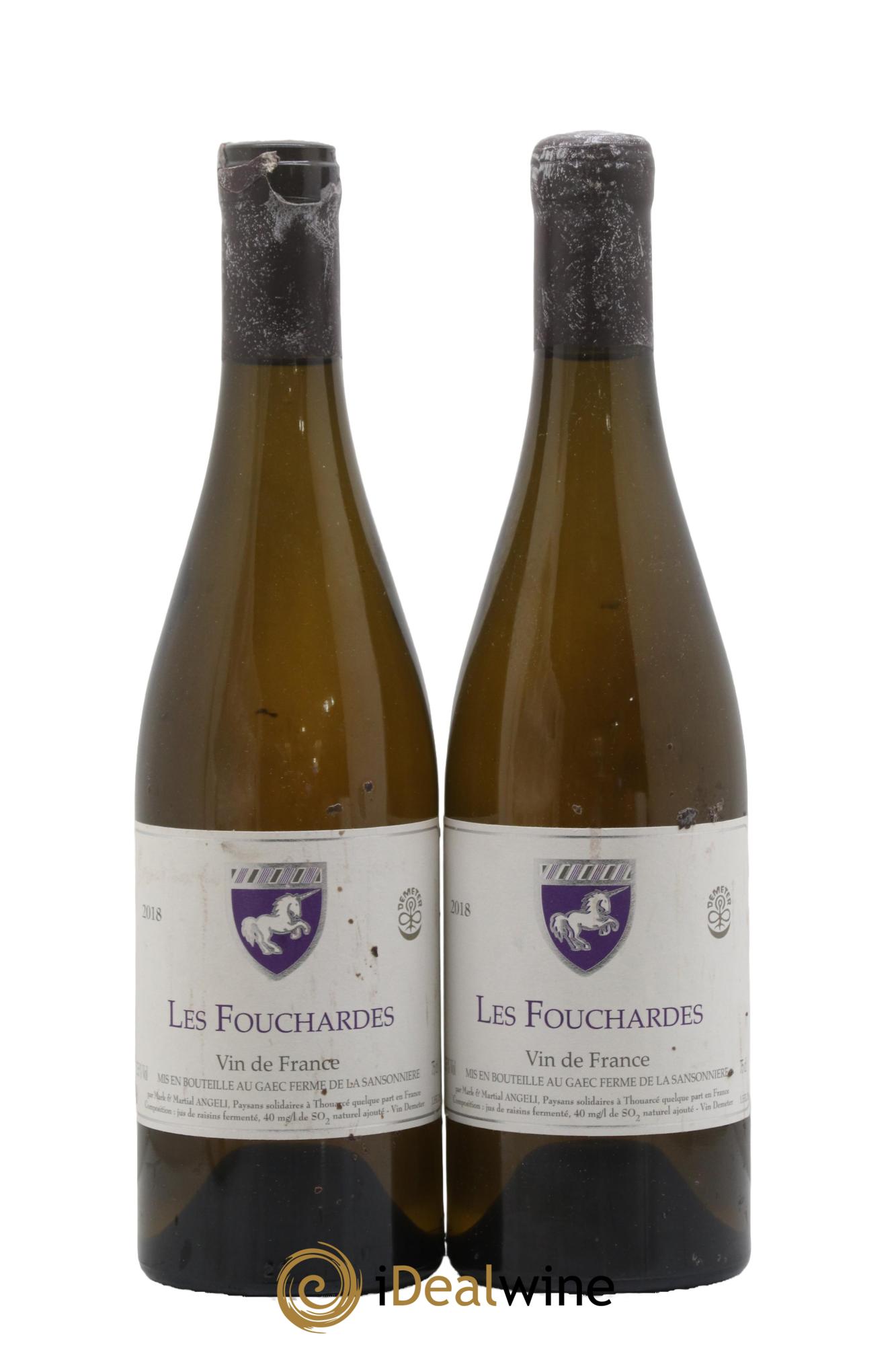 Vin de France Les Fouchardes Mark Angeli (Domaine) - Ferme de la Sansonnière 2018 - Lot of 2 bottles - 0