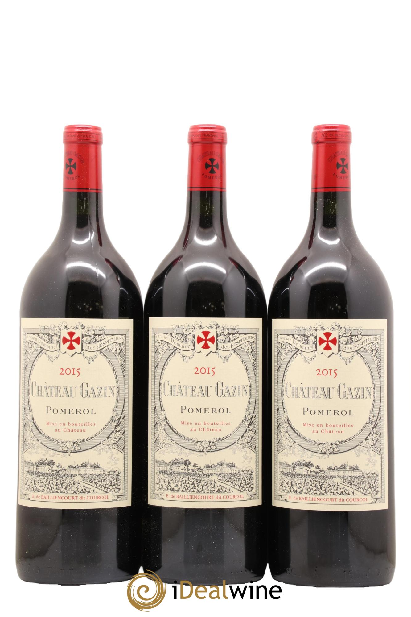 Château Gazin 2015 - Posten von 6 Magnum - 1