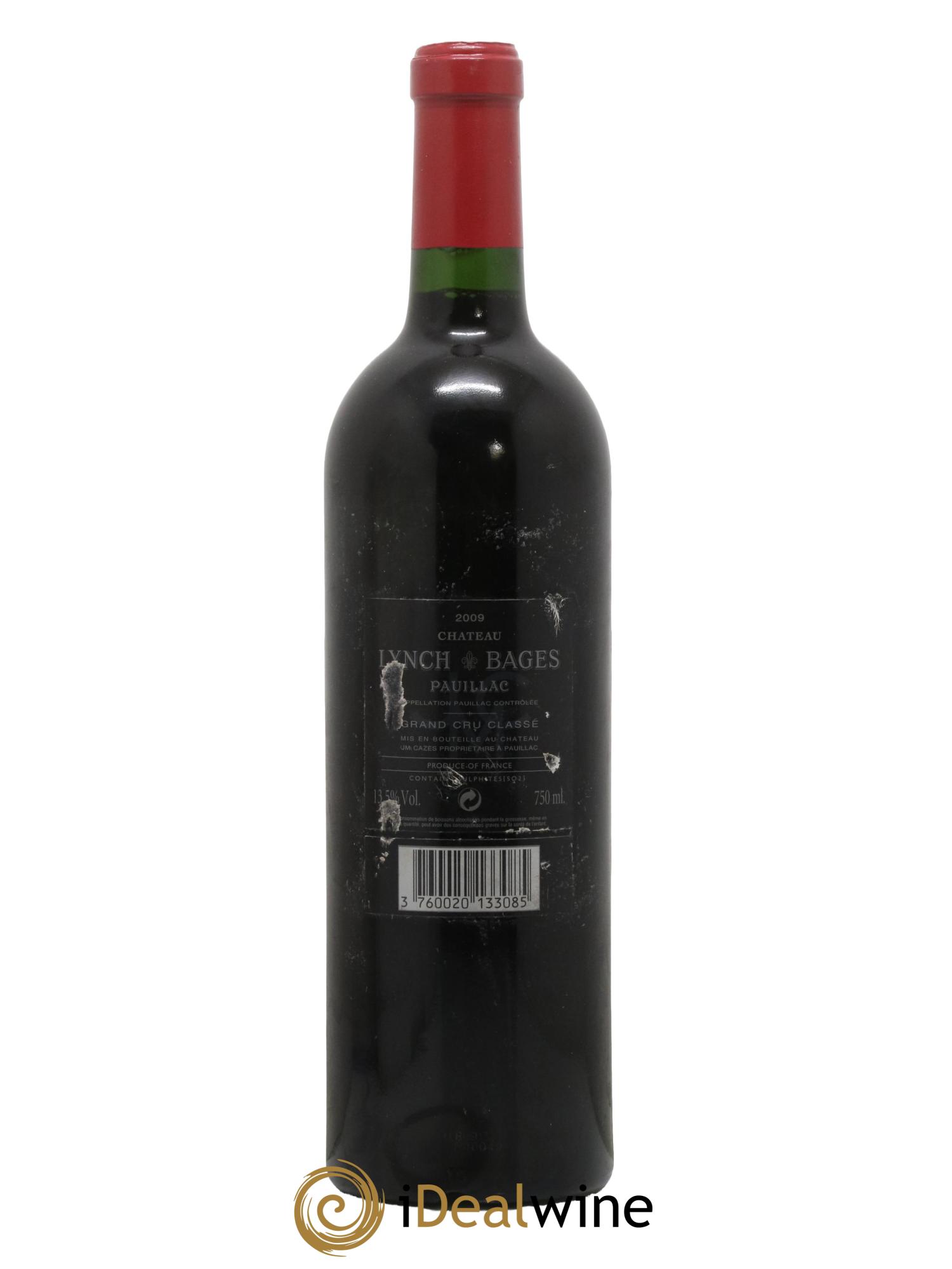 Château Lynch Bages 5ème Grand Cru Classé 2009 - Lot de 1 bouteille - 1