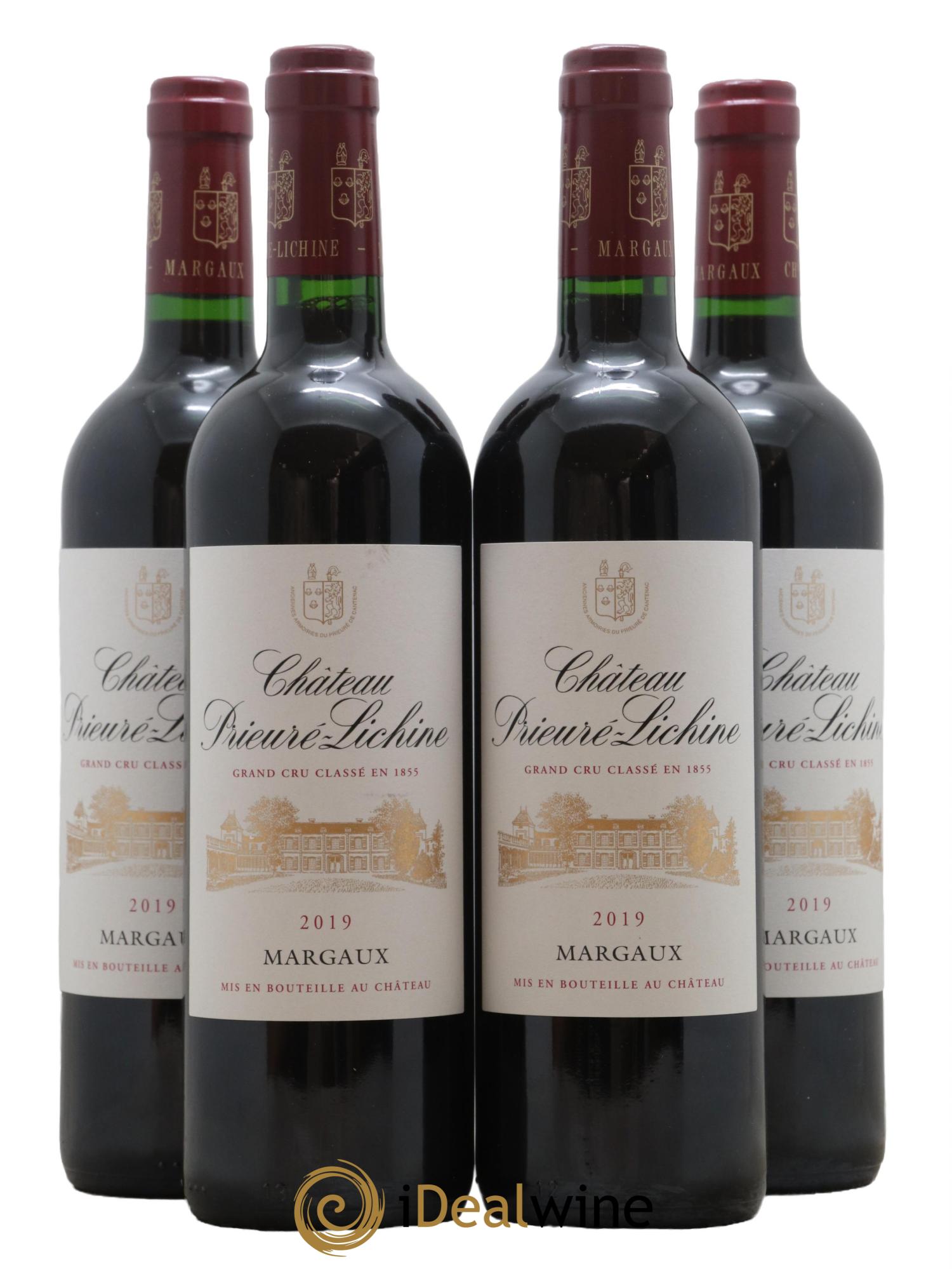 Château Prieuré Lichine 4ème Grand Cru Classé 2019 - Lot de 4 bouteilles - 0