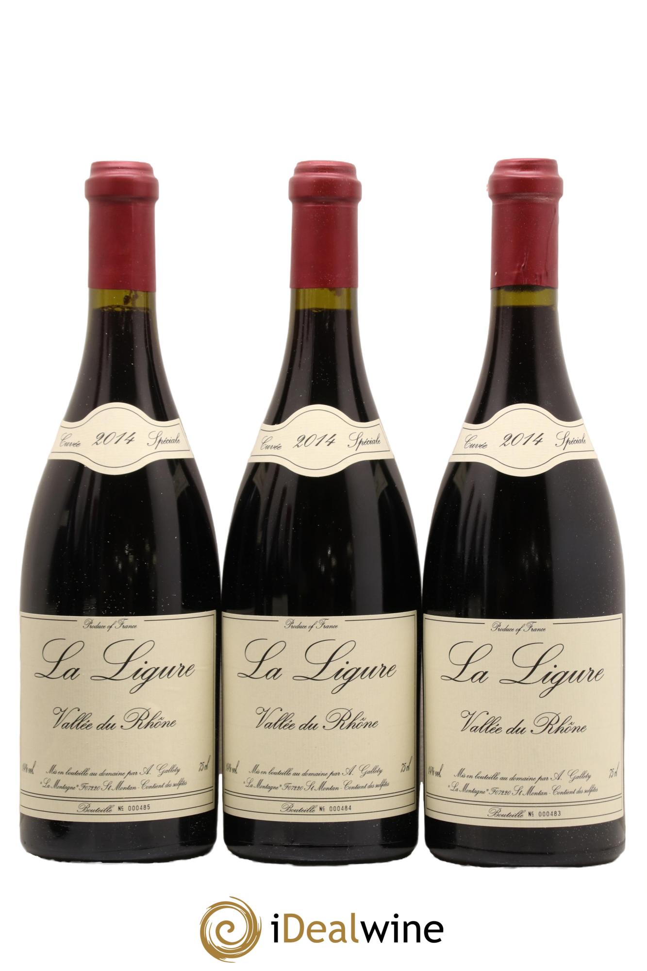 Côtes du Vivarais La Ligure Gallety (Domaine) 2014 - Lot de 6 bouteilles - 1