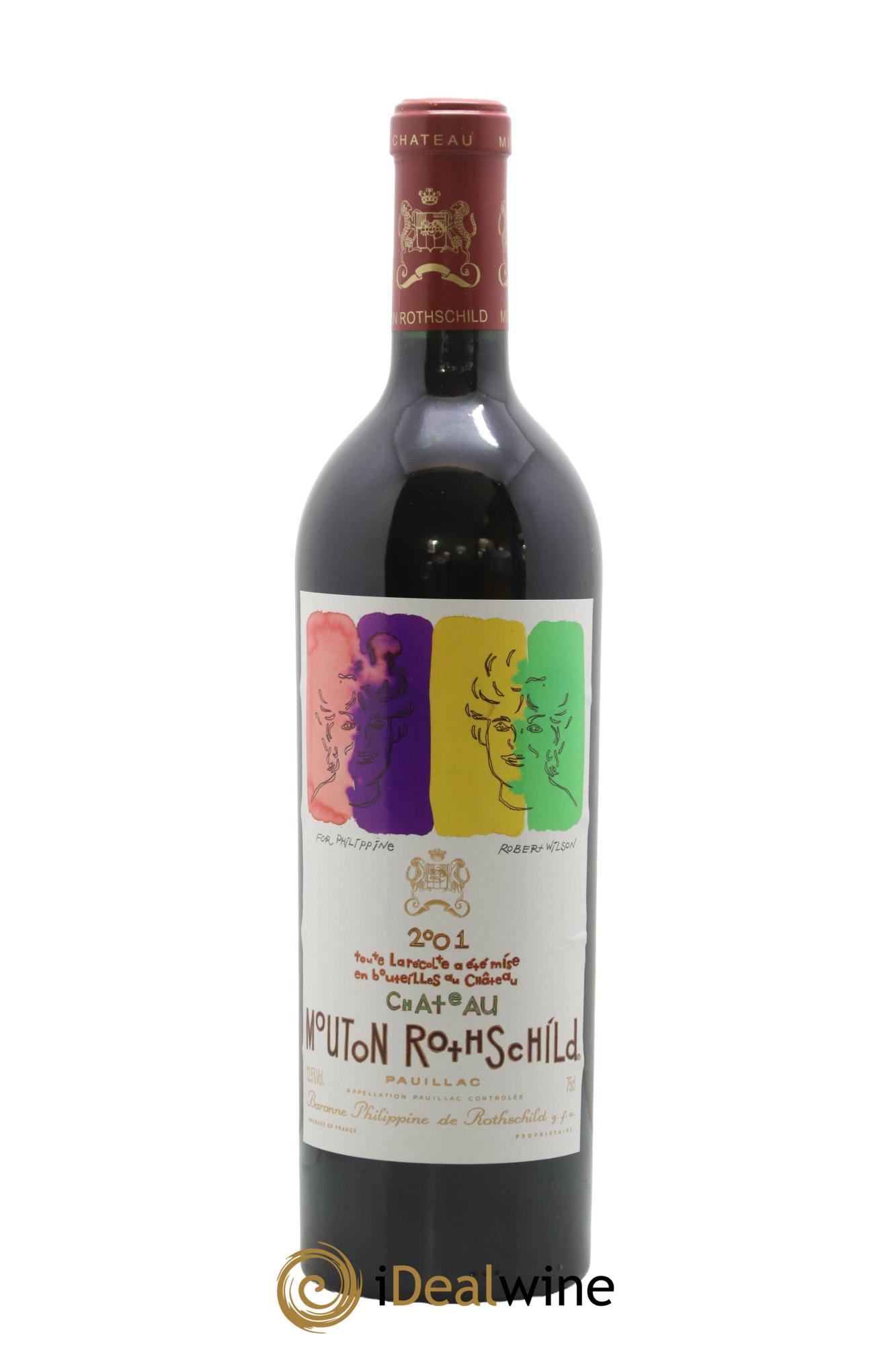 Château Mouton Rothschild 1er Grand Cru Classé 2001 - Lot of 1 bottle - 1