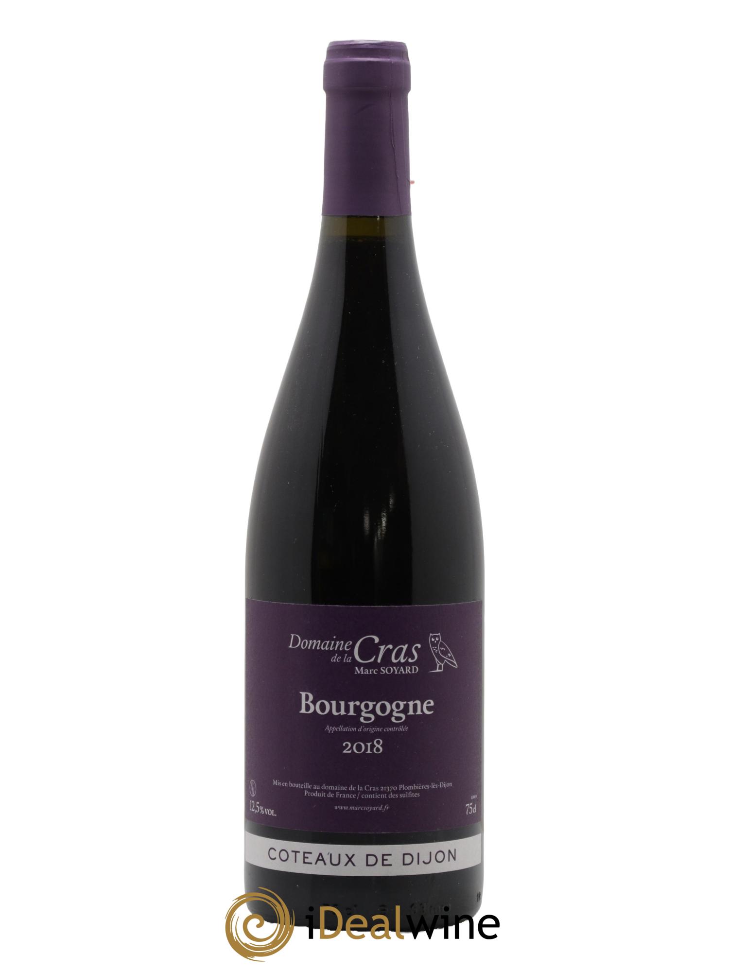 Bourgogne Domaine de la Cras - Marc Soyard 2018 - Lot de 1 bouteille - 0