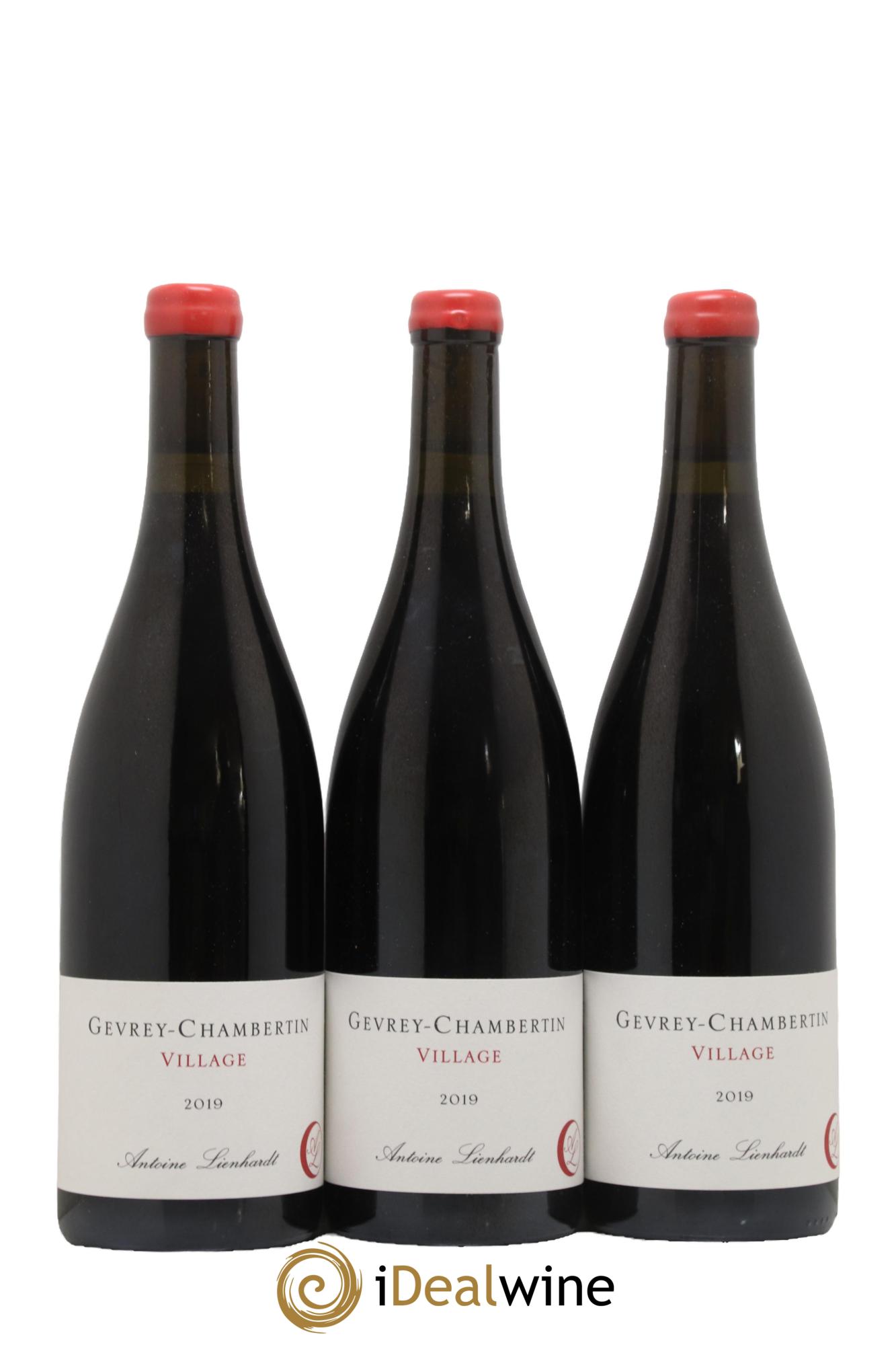 Gevrey-Chambertin Village Antoine Lienhardt 2019 - Lot de 3 bouteilles - 0