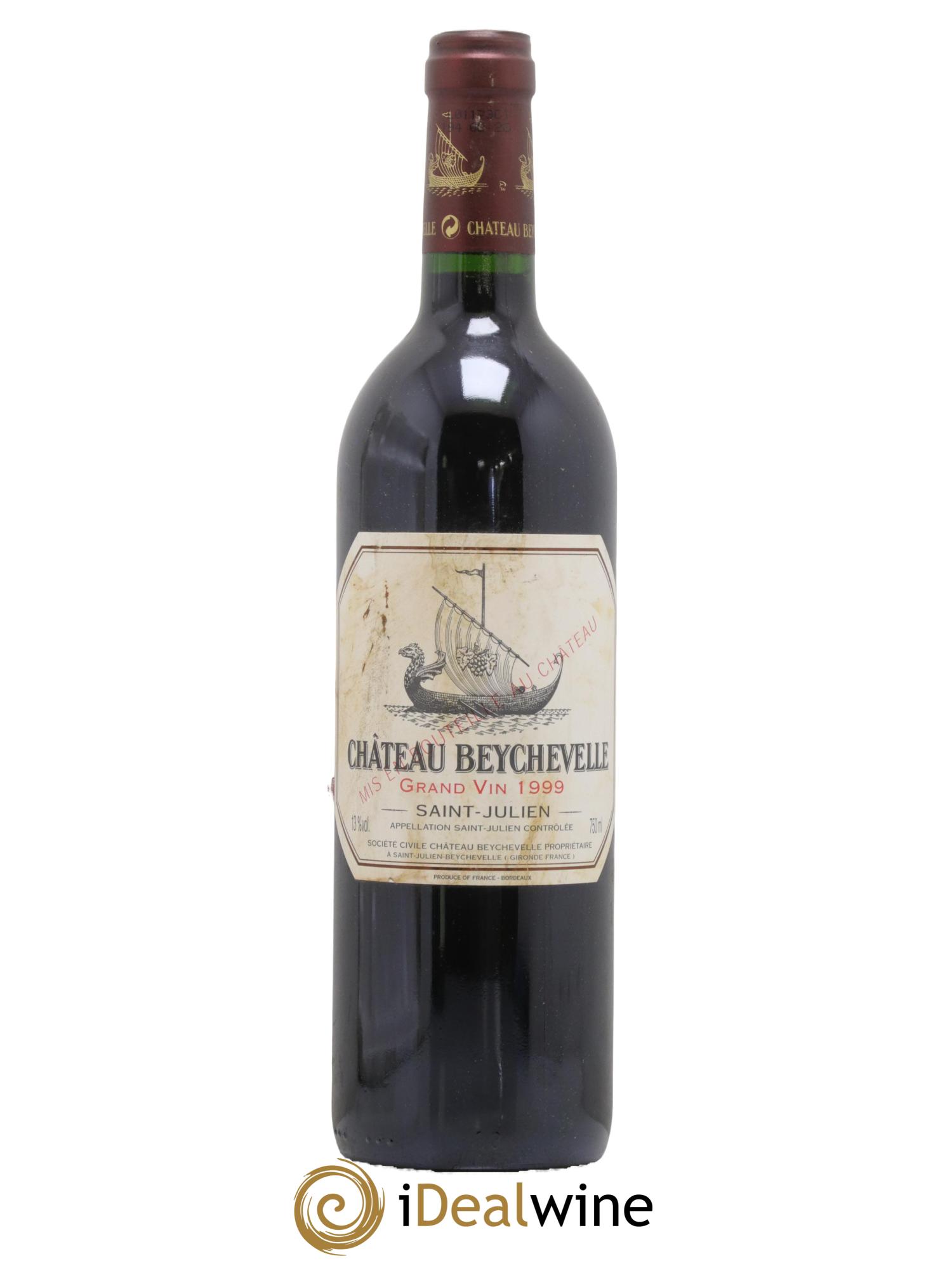 Château Beychevelle 4ème Grand Cru Classé 1999 - Lot de 1 bouteille - 0