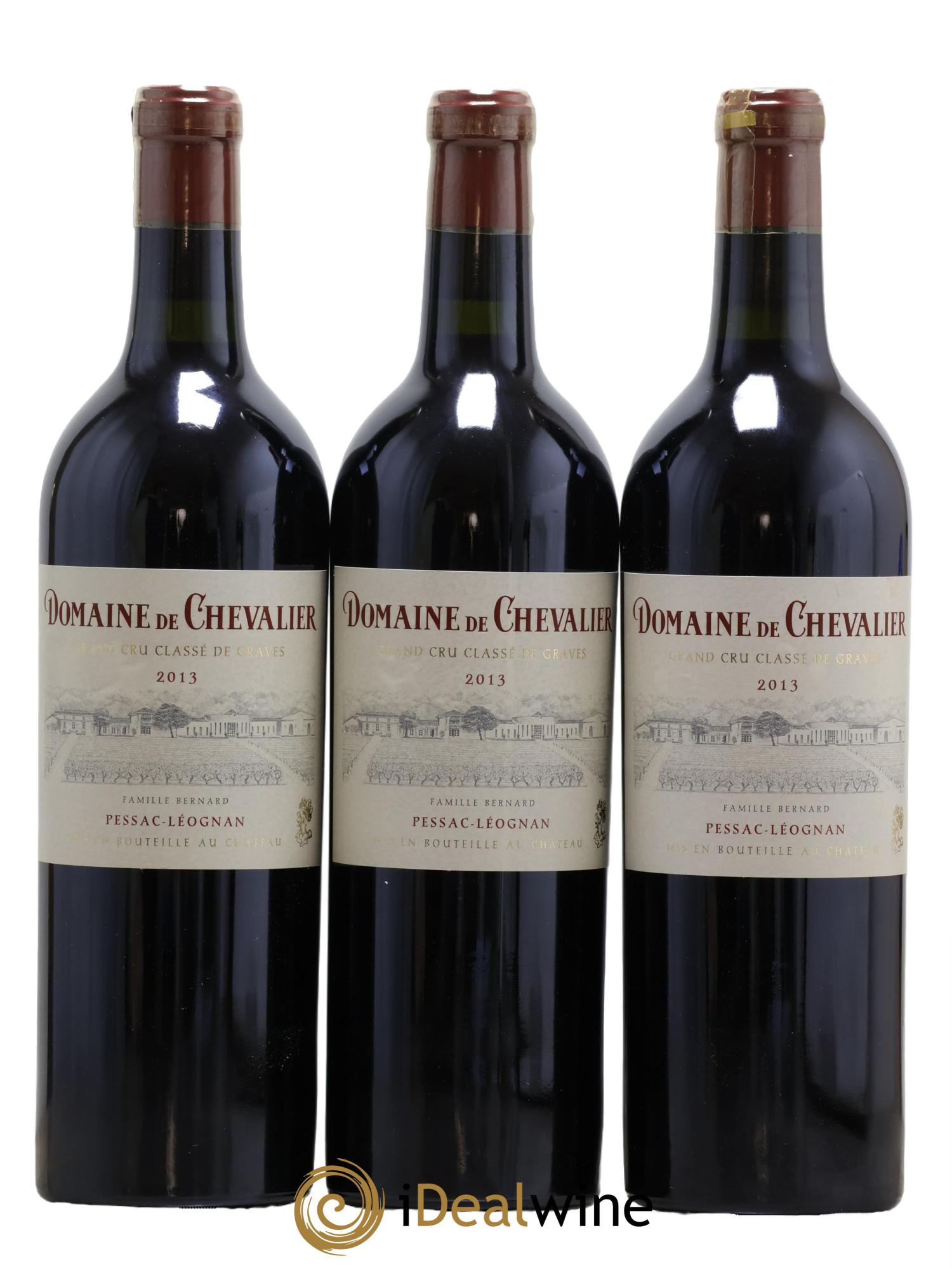 Domaine de Chevalier Cru Classé de Graves 2013 - Lot de 3 bouteilles - 0