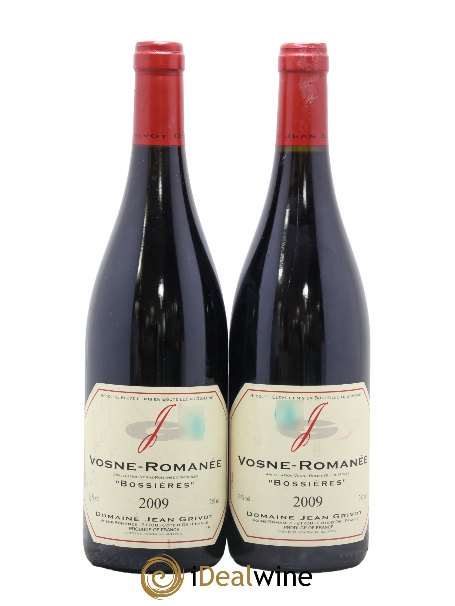 Vosne-Romanée Bossières Jean Grivot 2009 - Lot de 2 bouteilles - 0