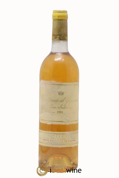 Château d' Yquem 1er Cru Classé Supérieur 1981 - Lot de 1 bouteille - 0