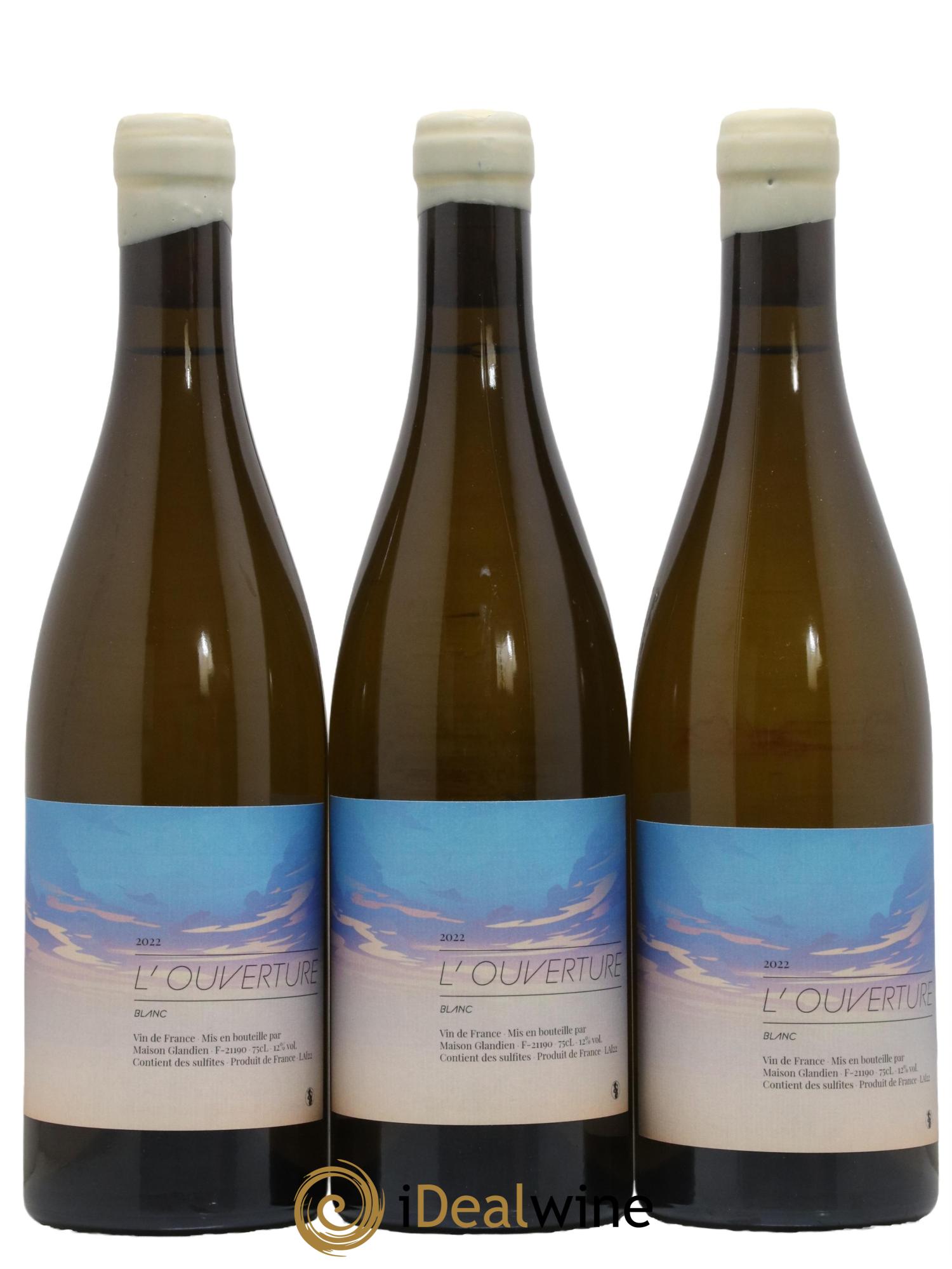Vin de France L'Ouverture Maison Glandien 2022 - Lot de 3 bouteilles - 0