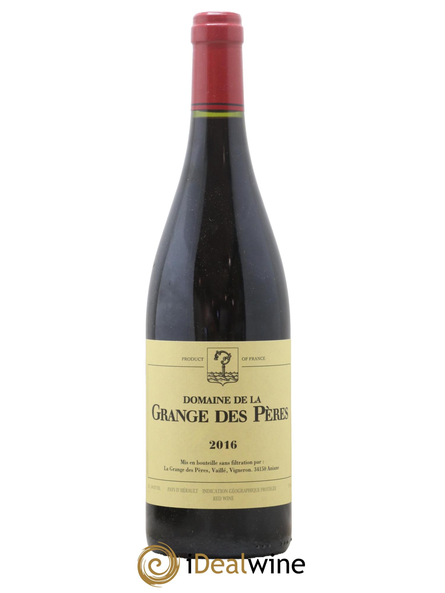 Pays d'Hérault Grange des Pères Laurent Vaillé 2016 - Lot de 1 bouteille - 0