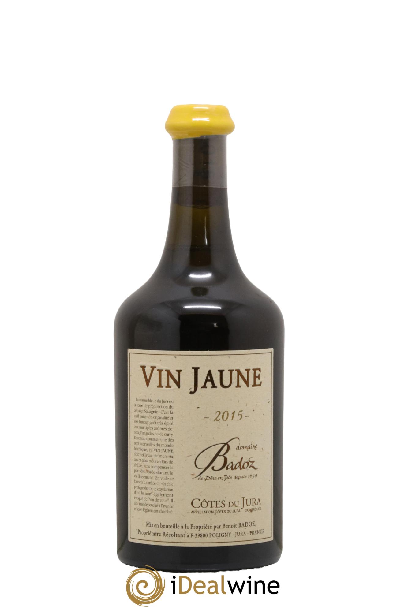 Côtes du Jura Vin Jaune Domaine Badoz 2015 - Lot de 1 clavelin - 0