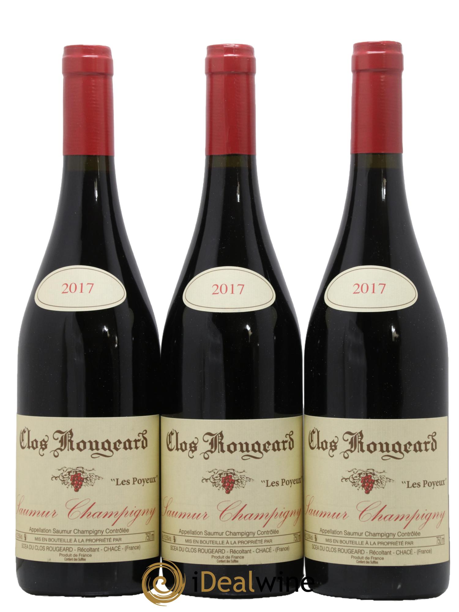 Saumur-Champigny Les Poyeux Clos Rougeard 2017 - Lot de 3 bouteilles - 0