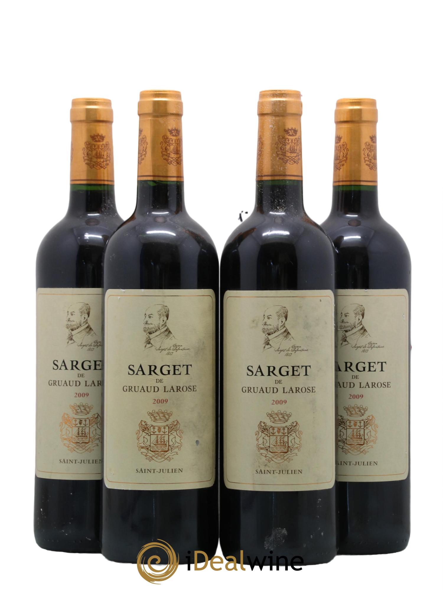 Sarget de Gruaud Larose Second Vin 2009 - Lot de 4 bouteilles - 0