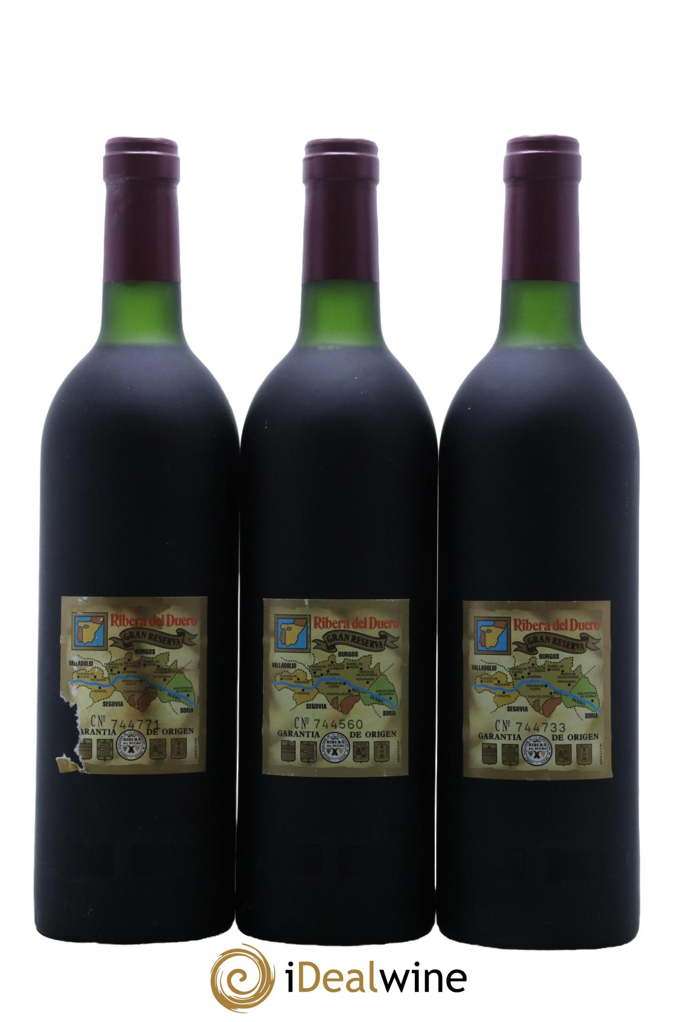 Ribera Del Duero Vega Sicilia Unico Reserva Especial Famille Alvarez - Lot de 3 bouteilles - 1