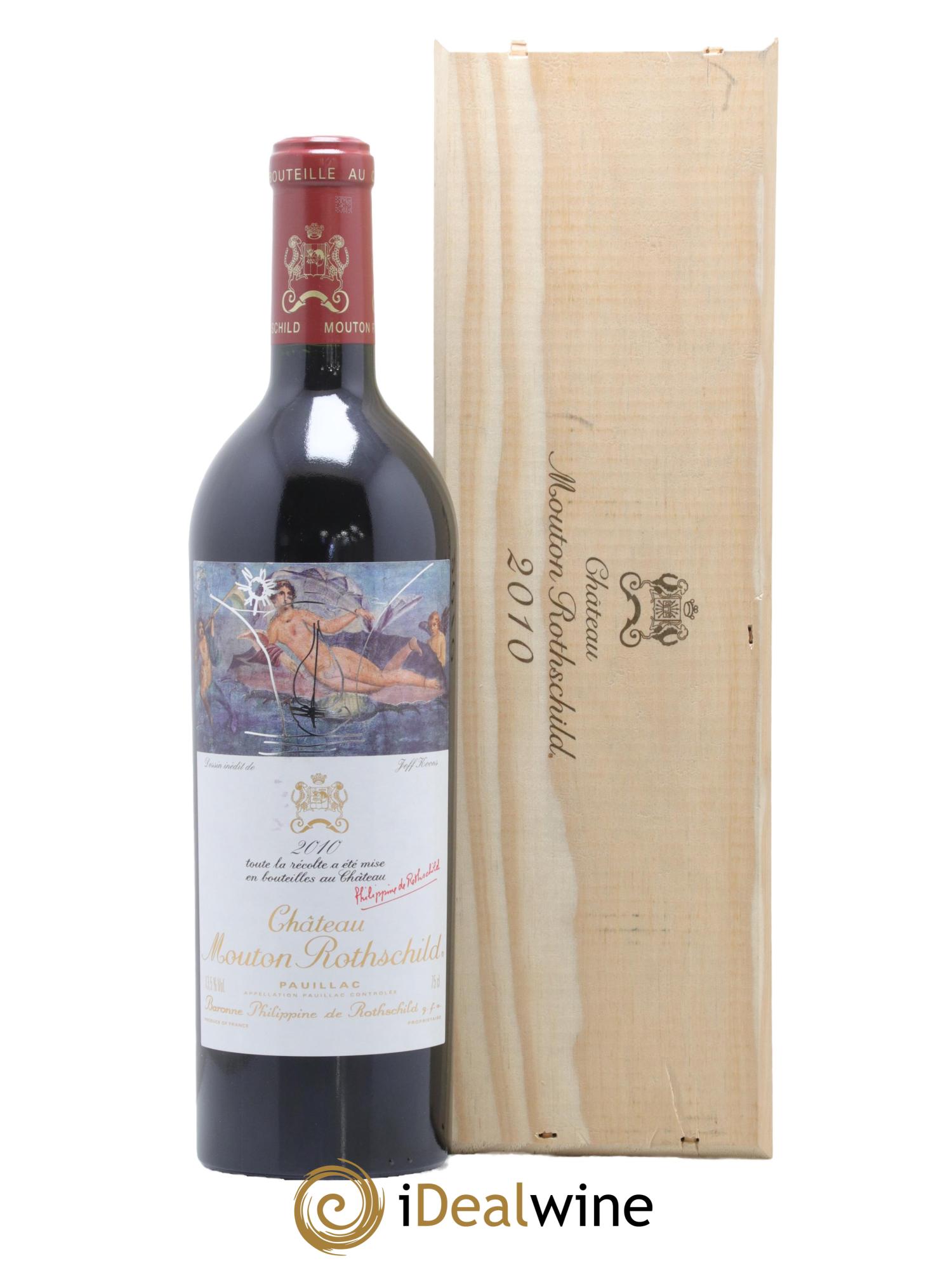 Château Mouton Rothschild 1er Grand Cru Classé 2010 - Lot de 1 bouteille - 1