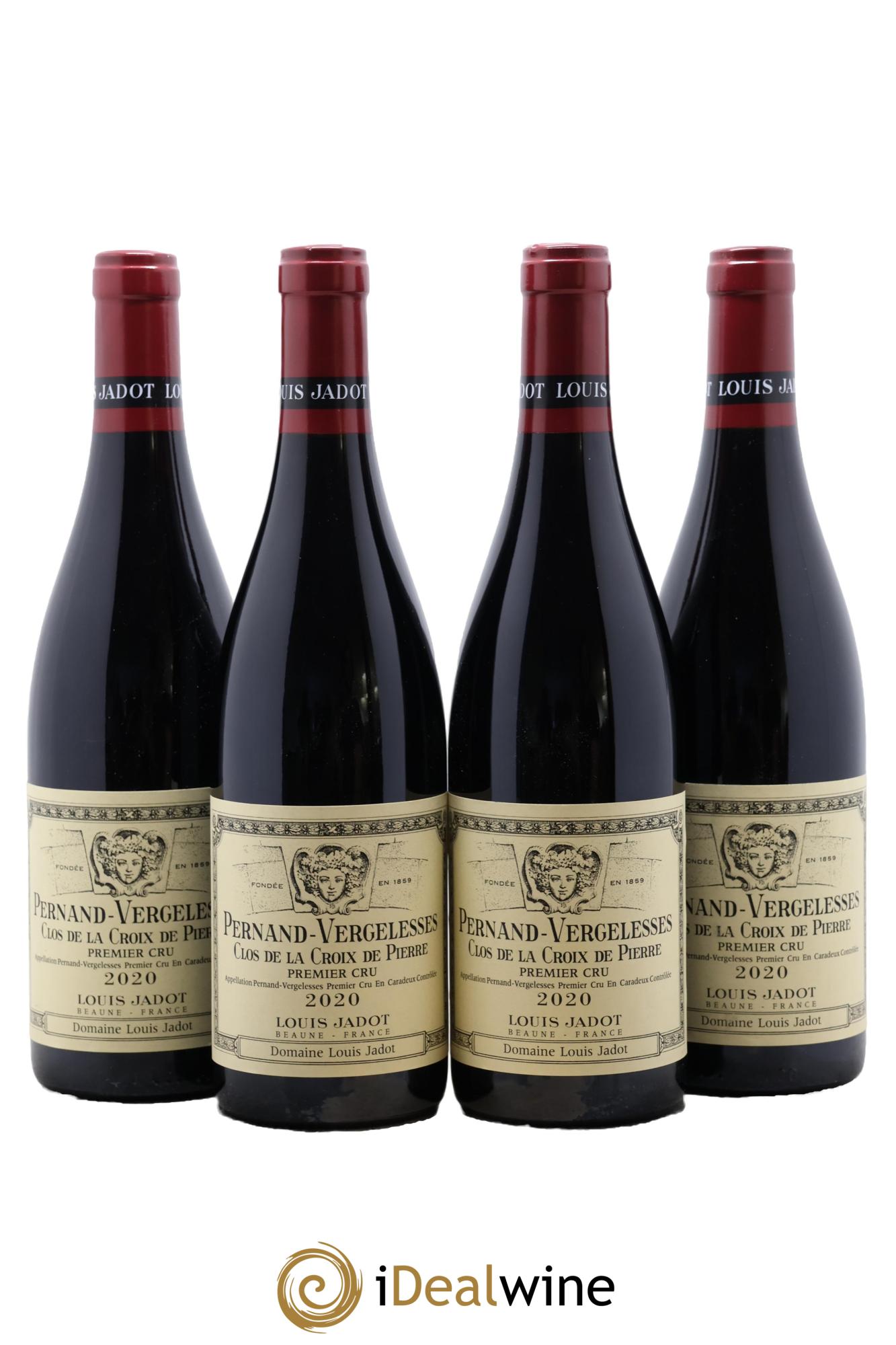 Pernand-Vergelesses 1er Cru En Caradeux Clos de la Croix de Pierre Héritiers Louis Jadot (Domaine des) - Louis Jadot 2020 - Lot de 4 bouteilles - 0