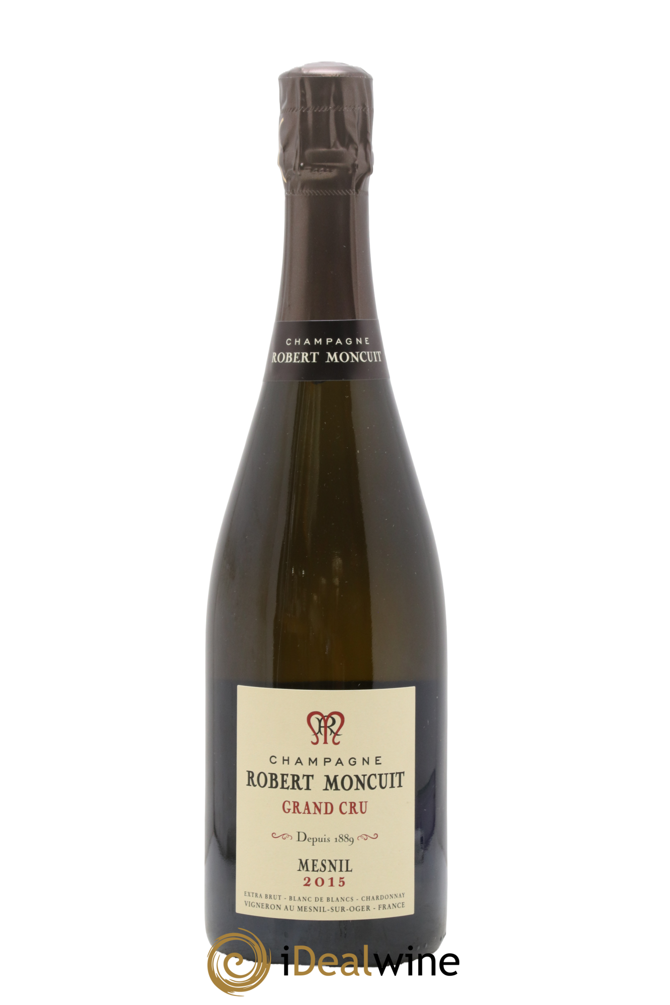 Blanc de Blancs Grand Cru Extra-Brut Robert Moncuit 2015 - Posten von 1 Flasche - 0