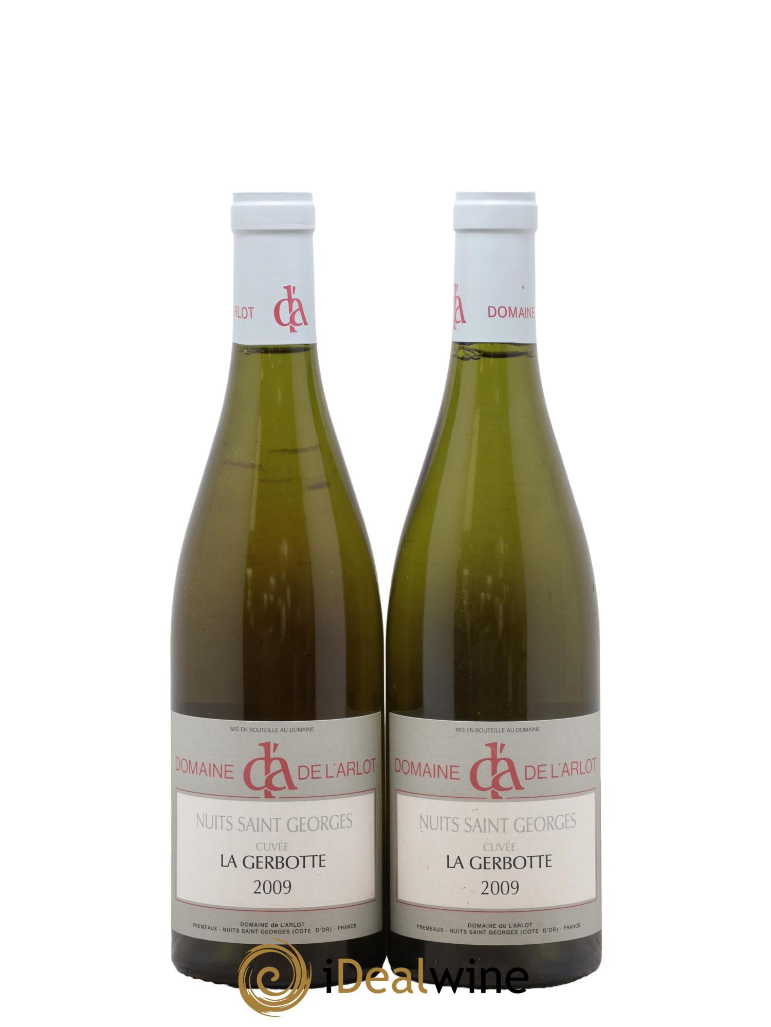 Nuits-Saint-Georges La Gerbotte Domaine de l'Arlot 2009 - Lot of 2 bottles - 0
