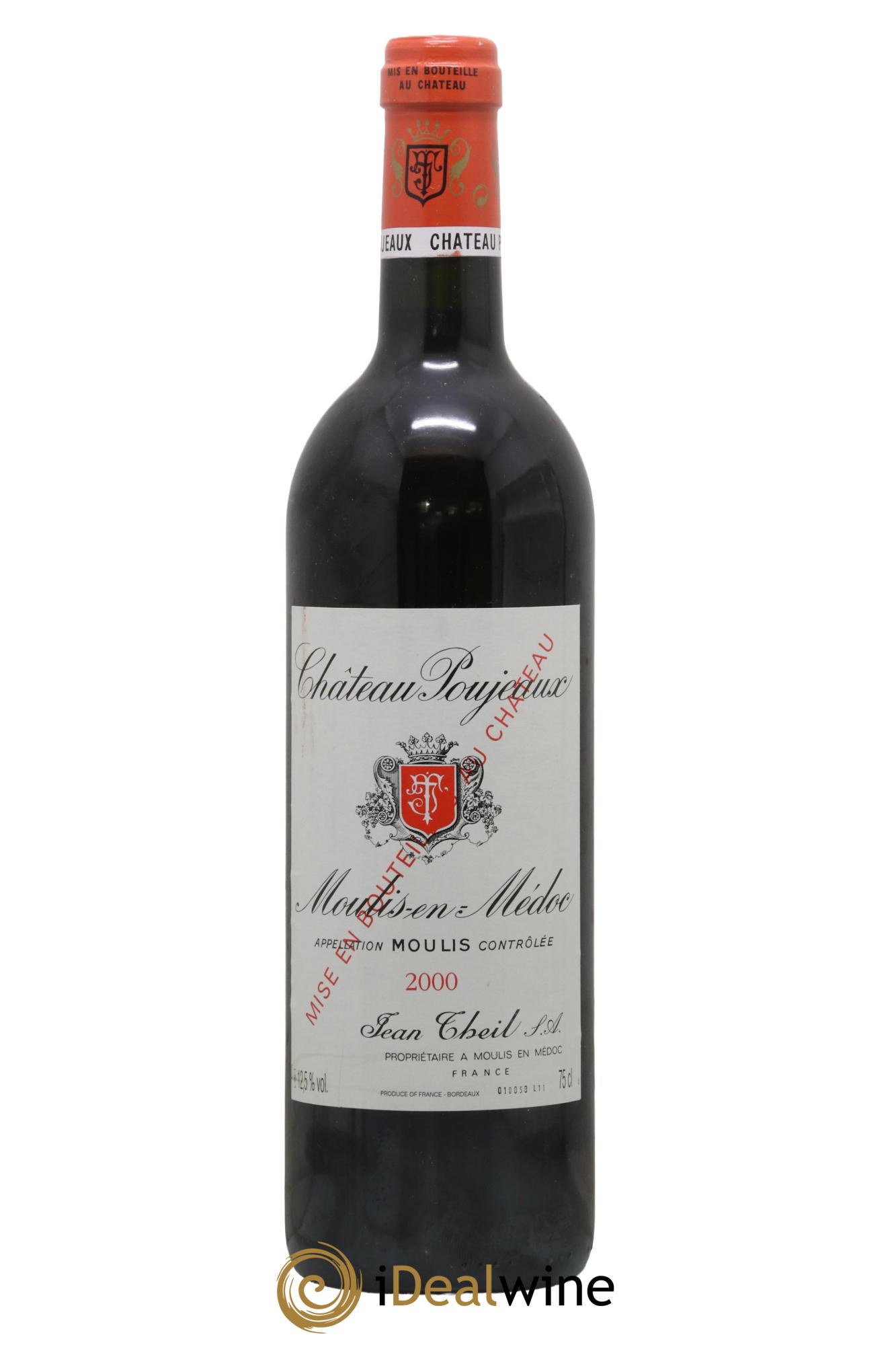 Château Poujeaux 2000 - Posten von 1 Flasche - 0