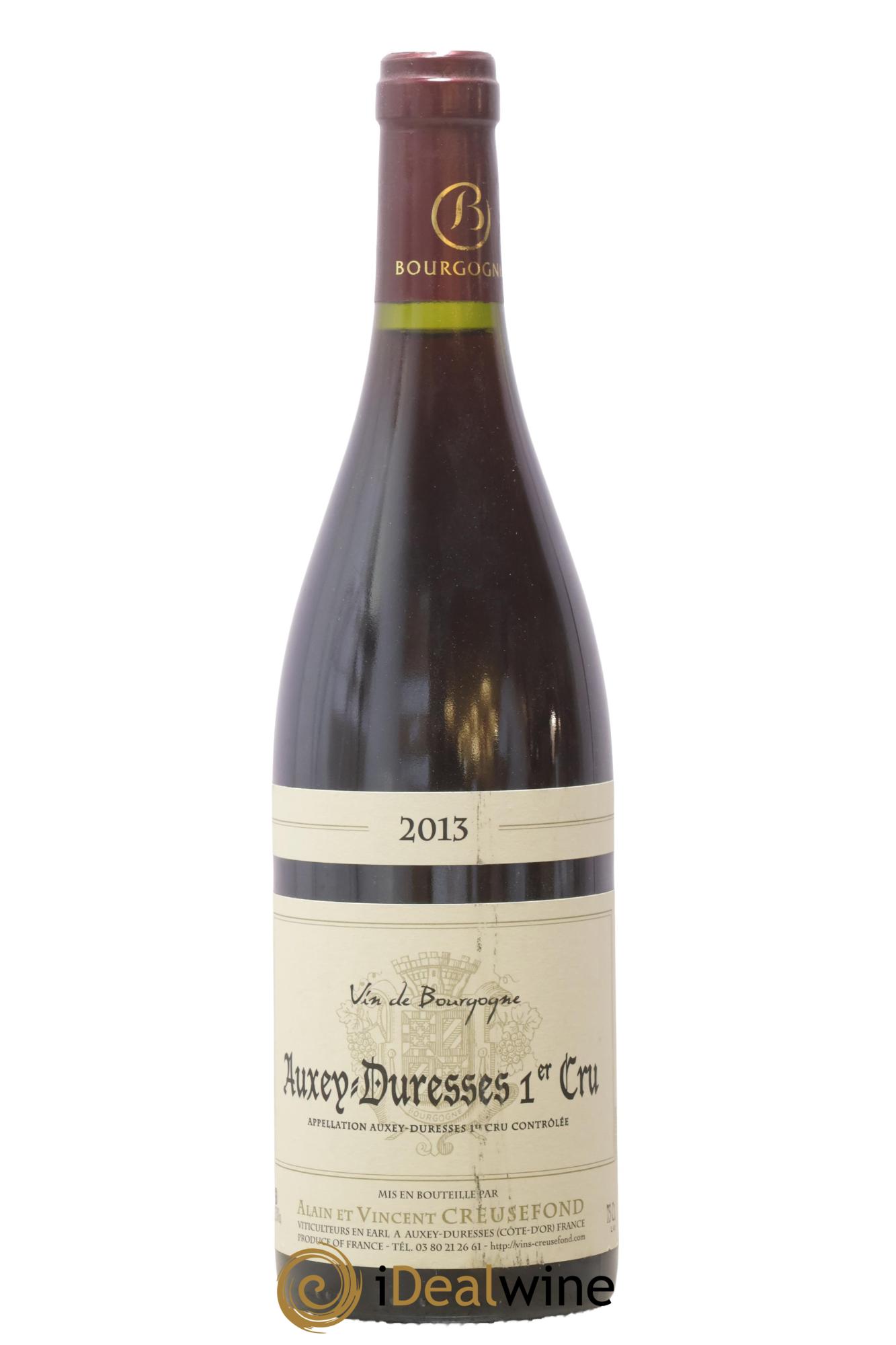 Auxey-Duresses 1er Cru Domaine Creusefond 2013 - Lot de 1 bouteille - 0