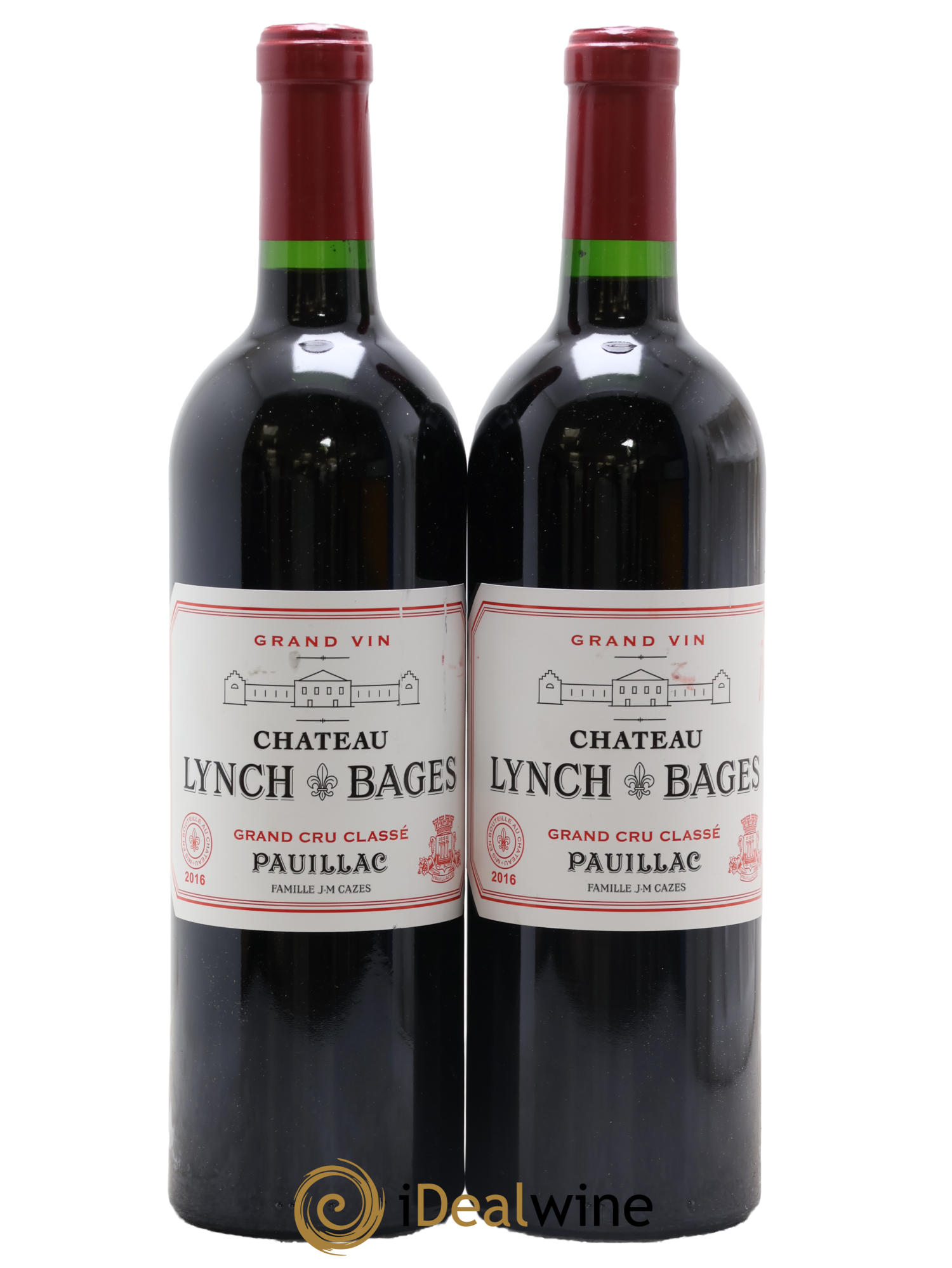 Château Lynch Bages 5ème Grand Cru Classé 2016 - Lot de 2 bouteilles - 0