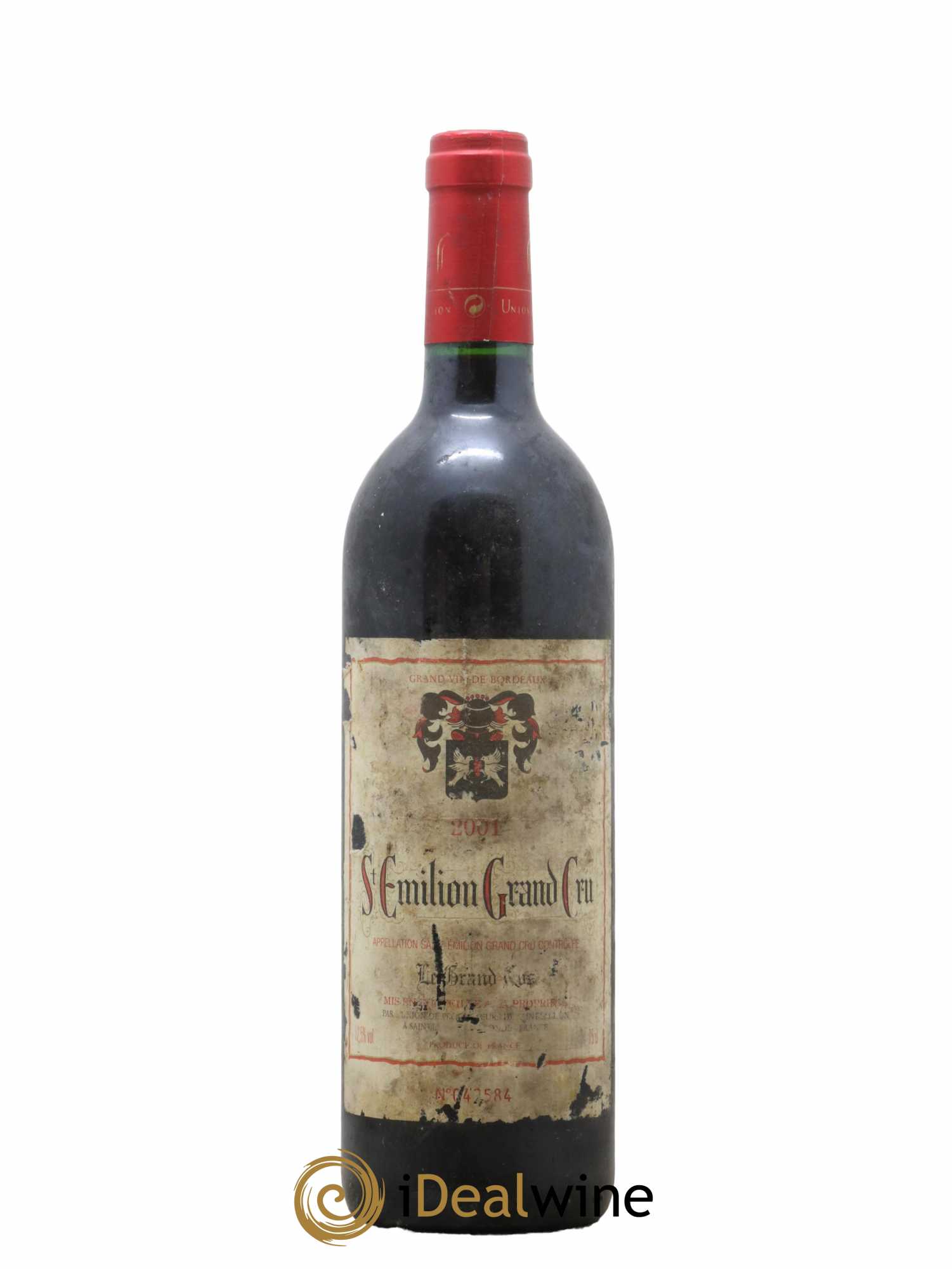 Saint-Émilion Grand Cru Union des Producteurs de Saint-Emilion 2001 - Lot de 1 bouteille - 0