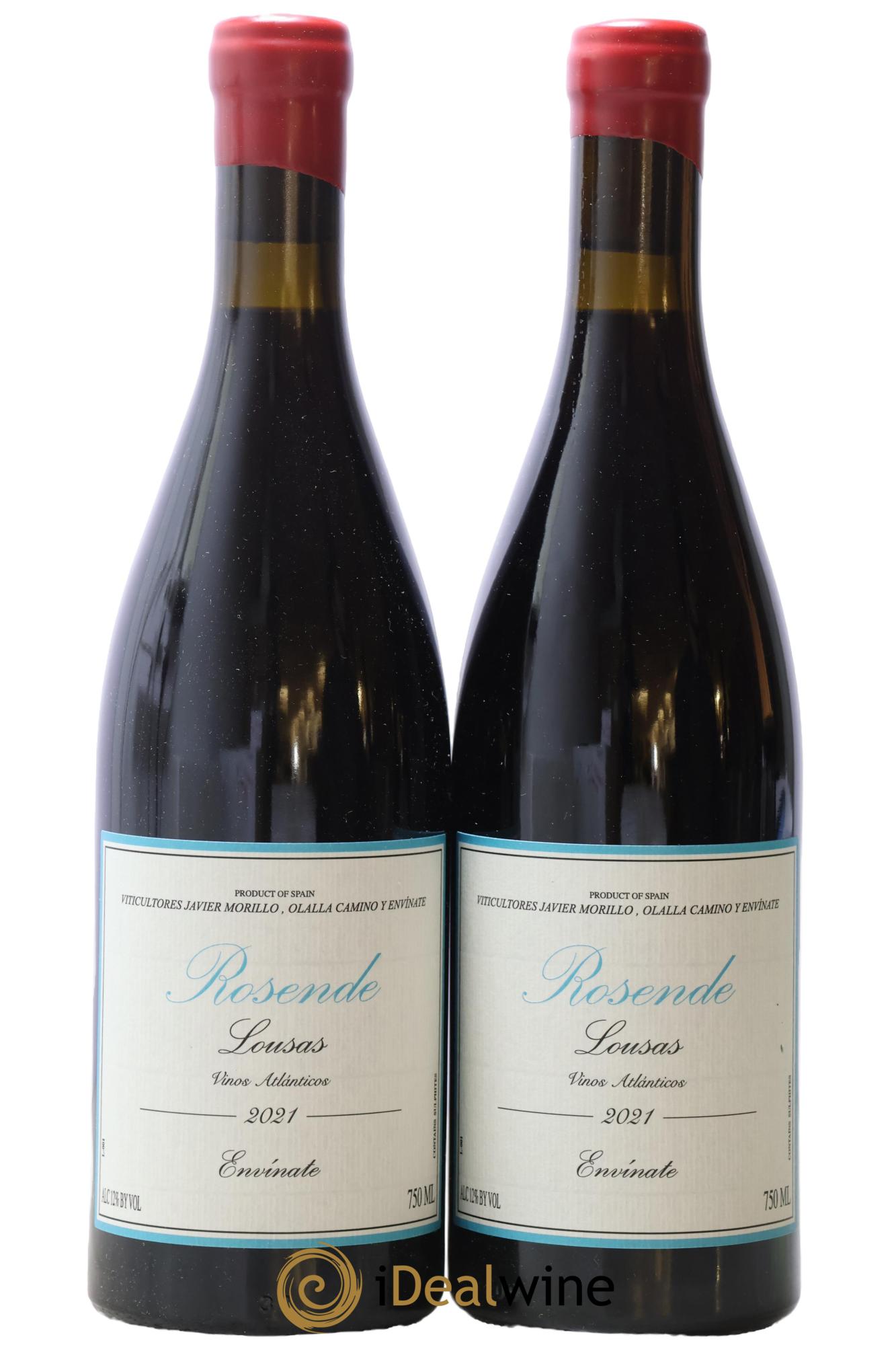 Espagne Ribeira Sacra Rosende Lousas Envinate 2021 - Lot de 2 bouteilles - 0