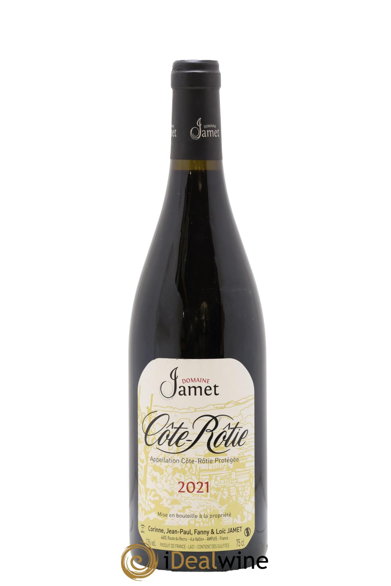 Côte-Rôtie Jamet (Domaine) 2021 - Posten von 1 Flasche - 0