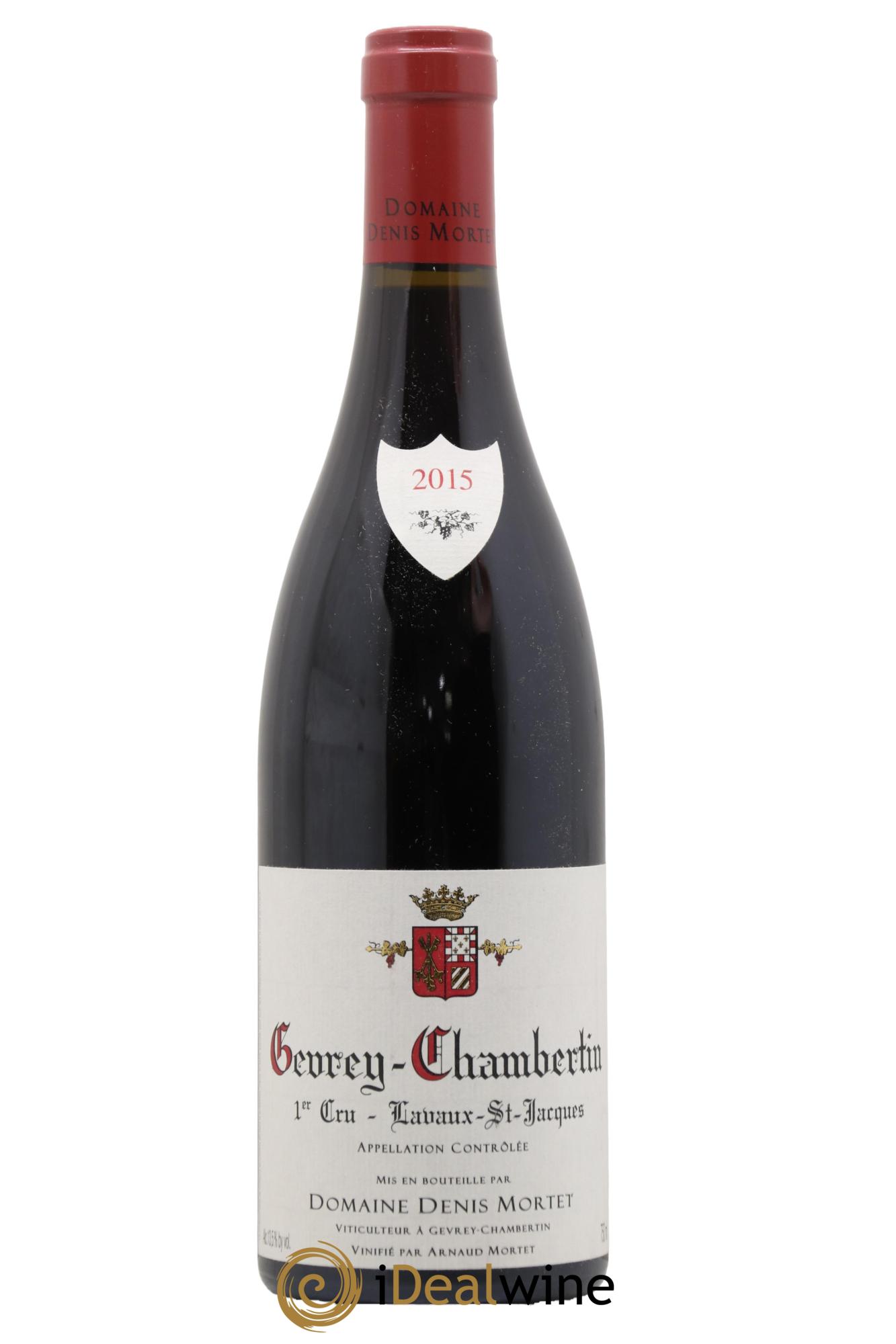 Gevrey-Chambertin 1er Cru Lavaux Saint Jacques Denis Mortet (Domaine) 2015 - Lot de 1 bouteille - 0