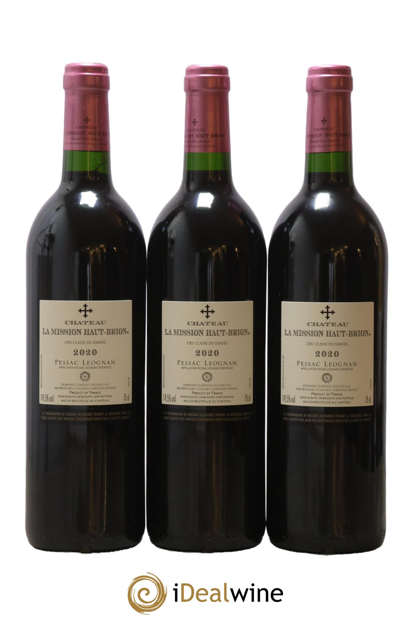 Château la Mission Haut-Brion Cru Classé de Graves 2020 - Lotto di 6 bottiglie - 2