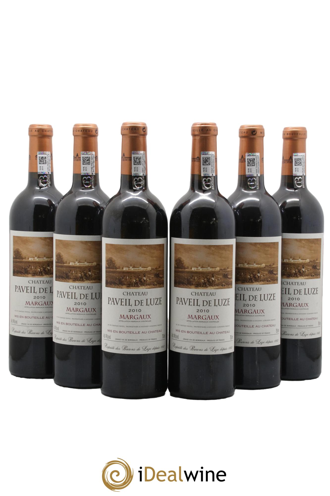 Château Paveil de Luze Cru Bourgeois 2010 - Lot of 6 bottles - 0