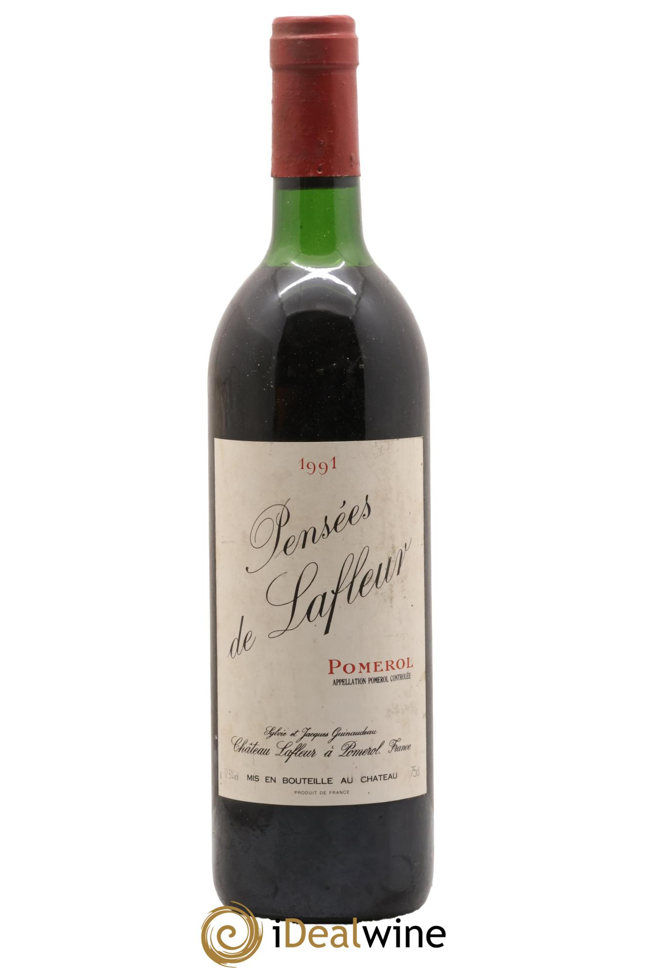 Pensées de Lafleur Second Vin 1991 - Lot de 1 bouteille - 0