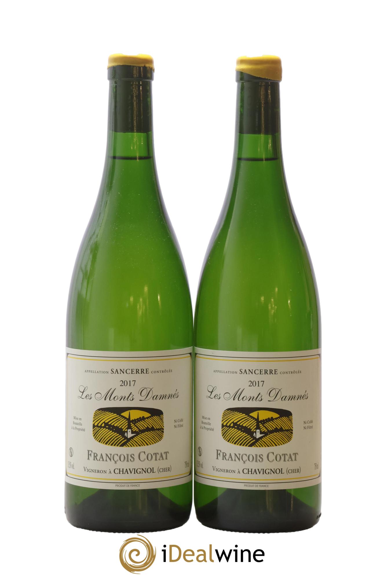 Sancerre Les Monts Damnés François Cotat 2017 - Posten von 2 Flaschen - 0