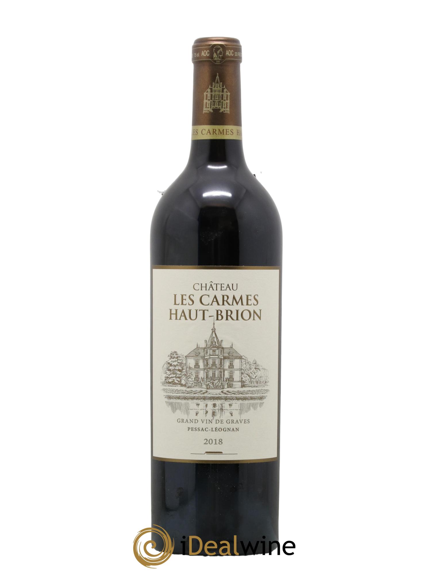 Château Les Carmes Haut-Brion 2018 - Lot de 1 bouteille - 0